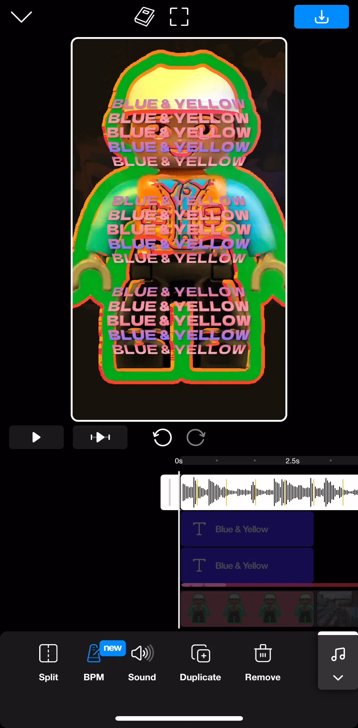 Riveo Screen screen in the Adjusting volume flow