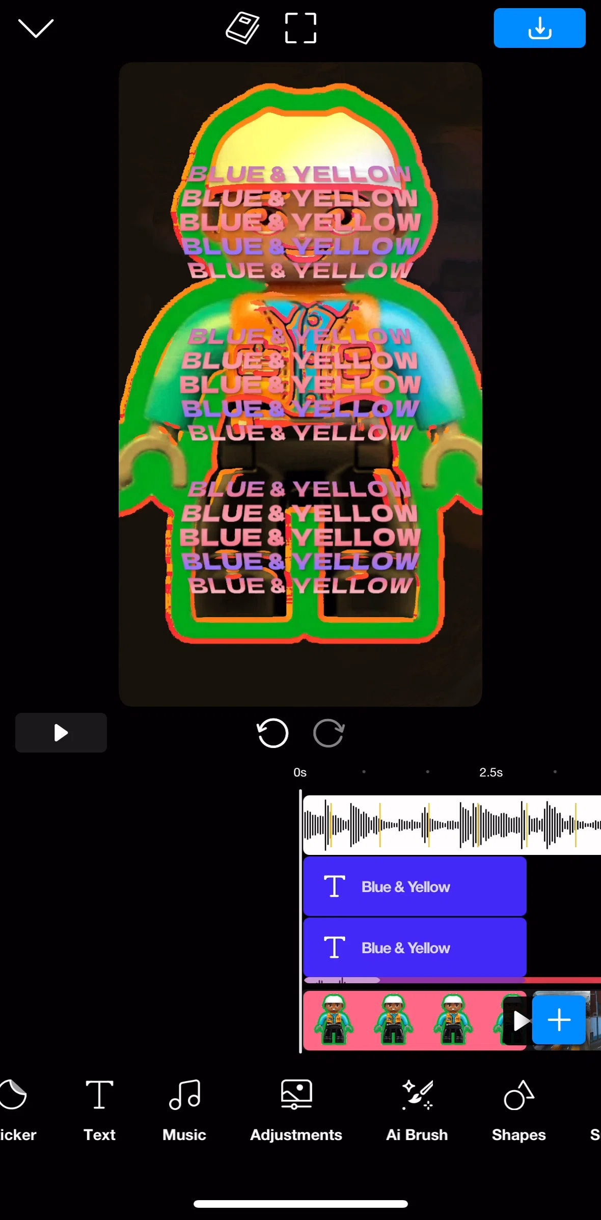 Riveo Screen screen in the Creating a brush using AI flow