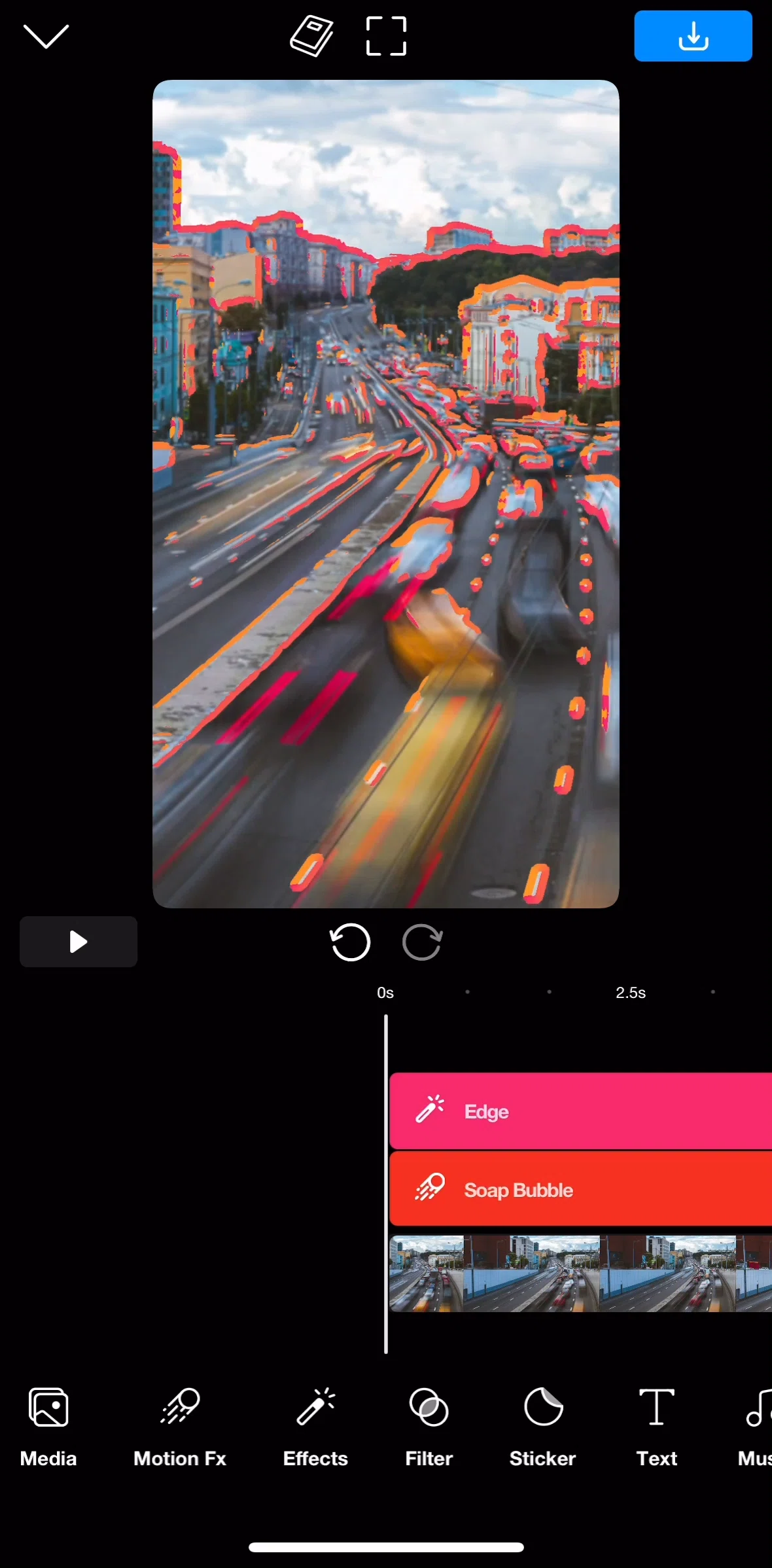 Riveo Screen screen in the Creating a filter using AI flow