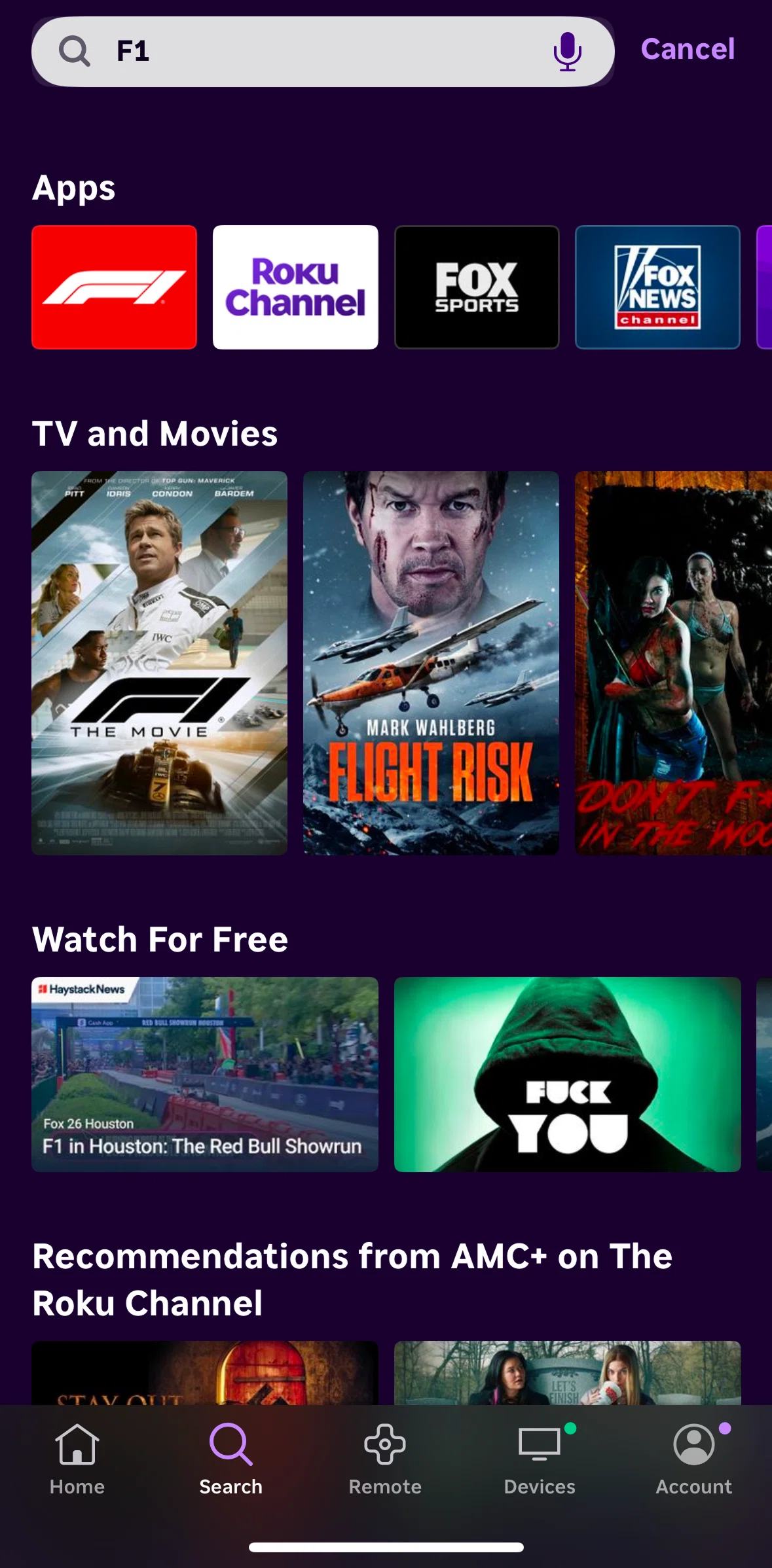 Roku Screen screen in the Adding a TV channel flow