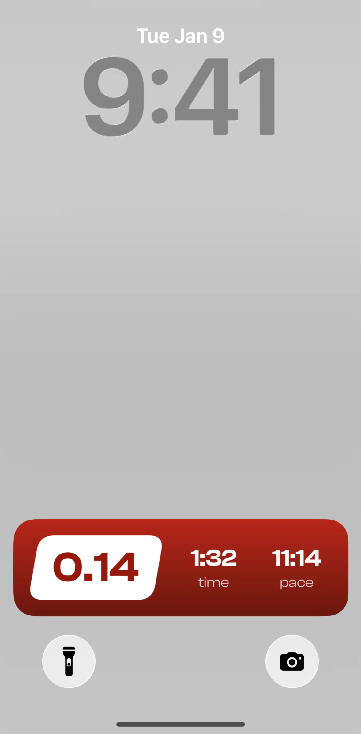 Runbuds Screen screen in the Live Activities flow