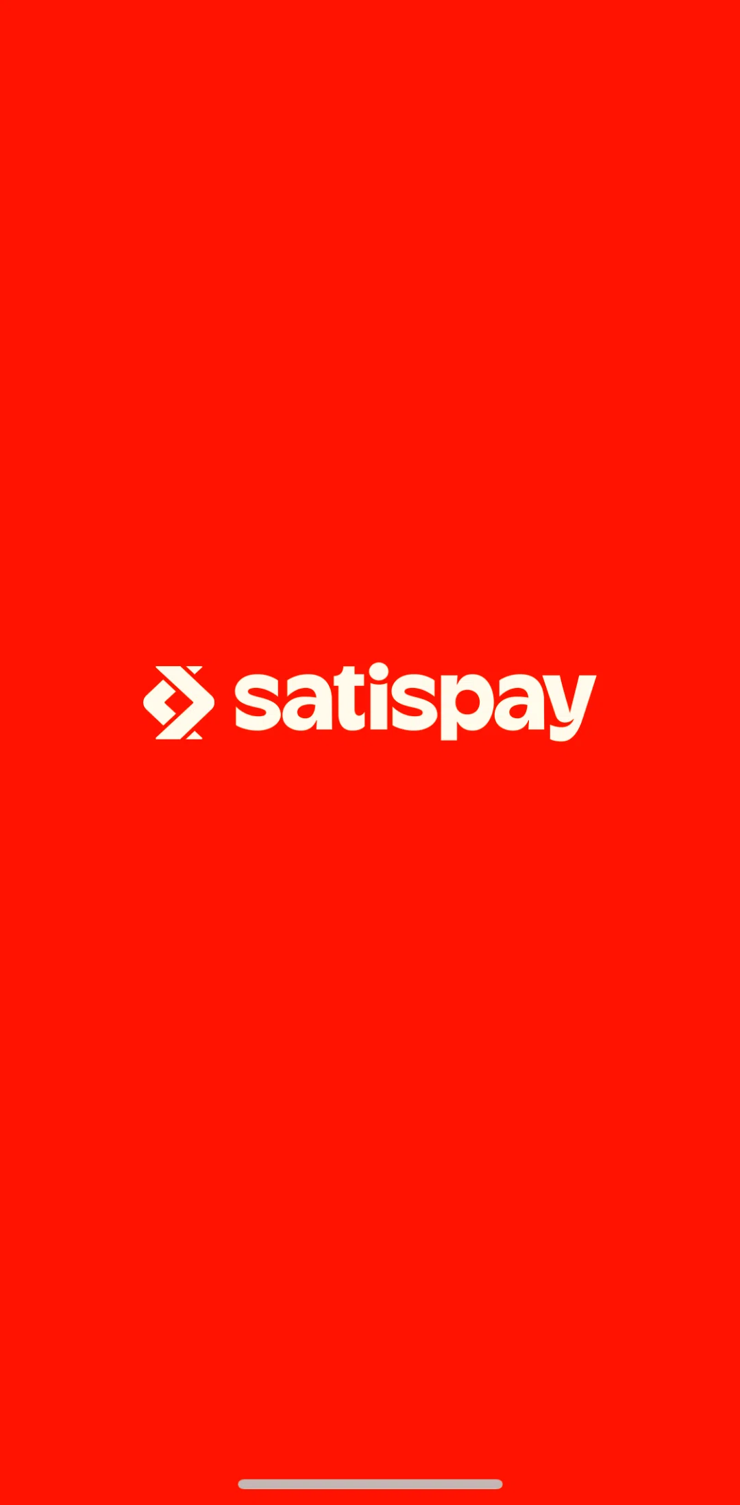 Satispay Screen screen in the Onboarding flow