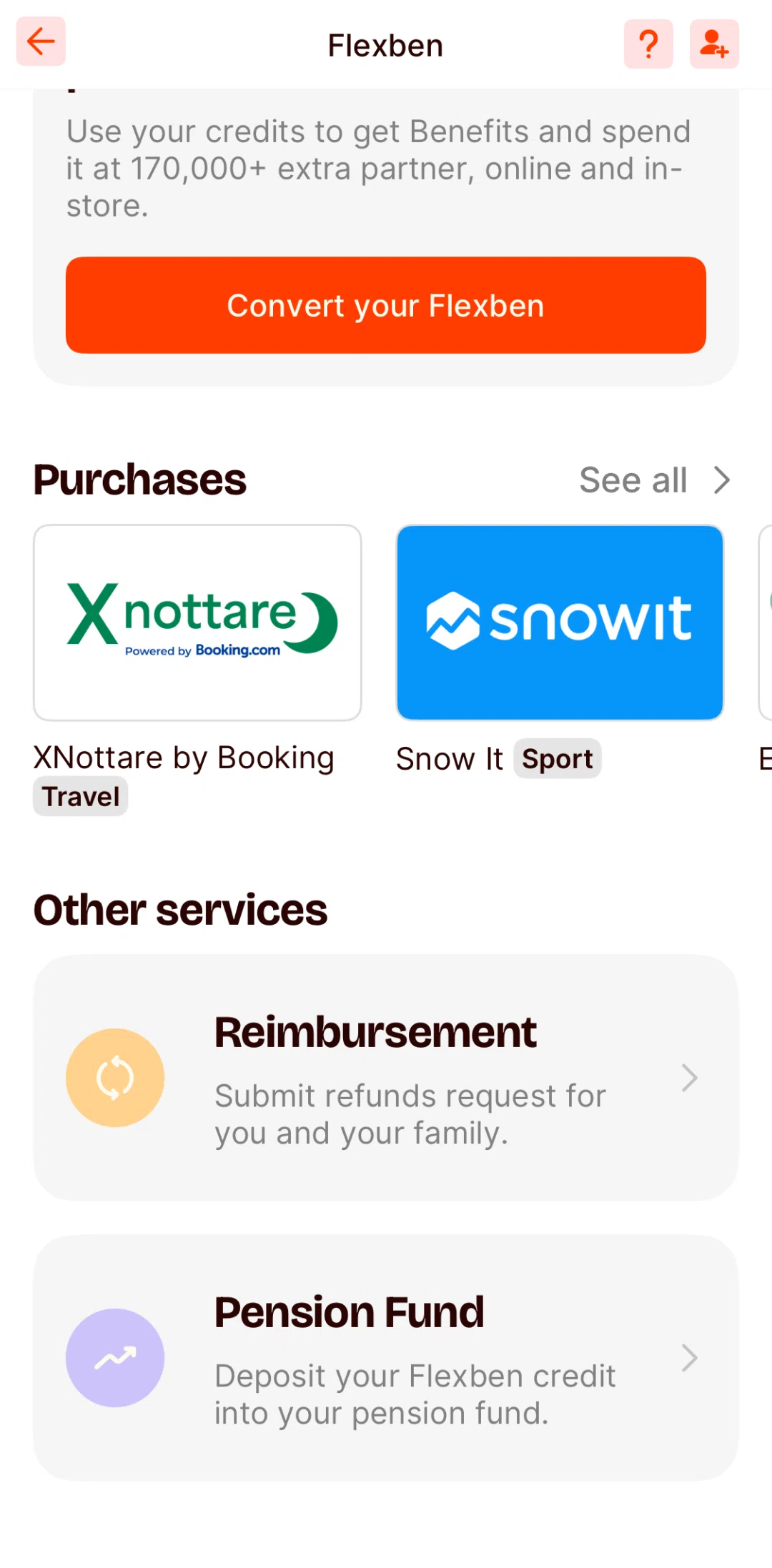 Satispay Screen screen in the Purchases flow