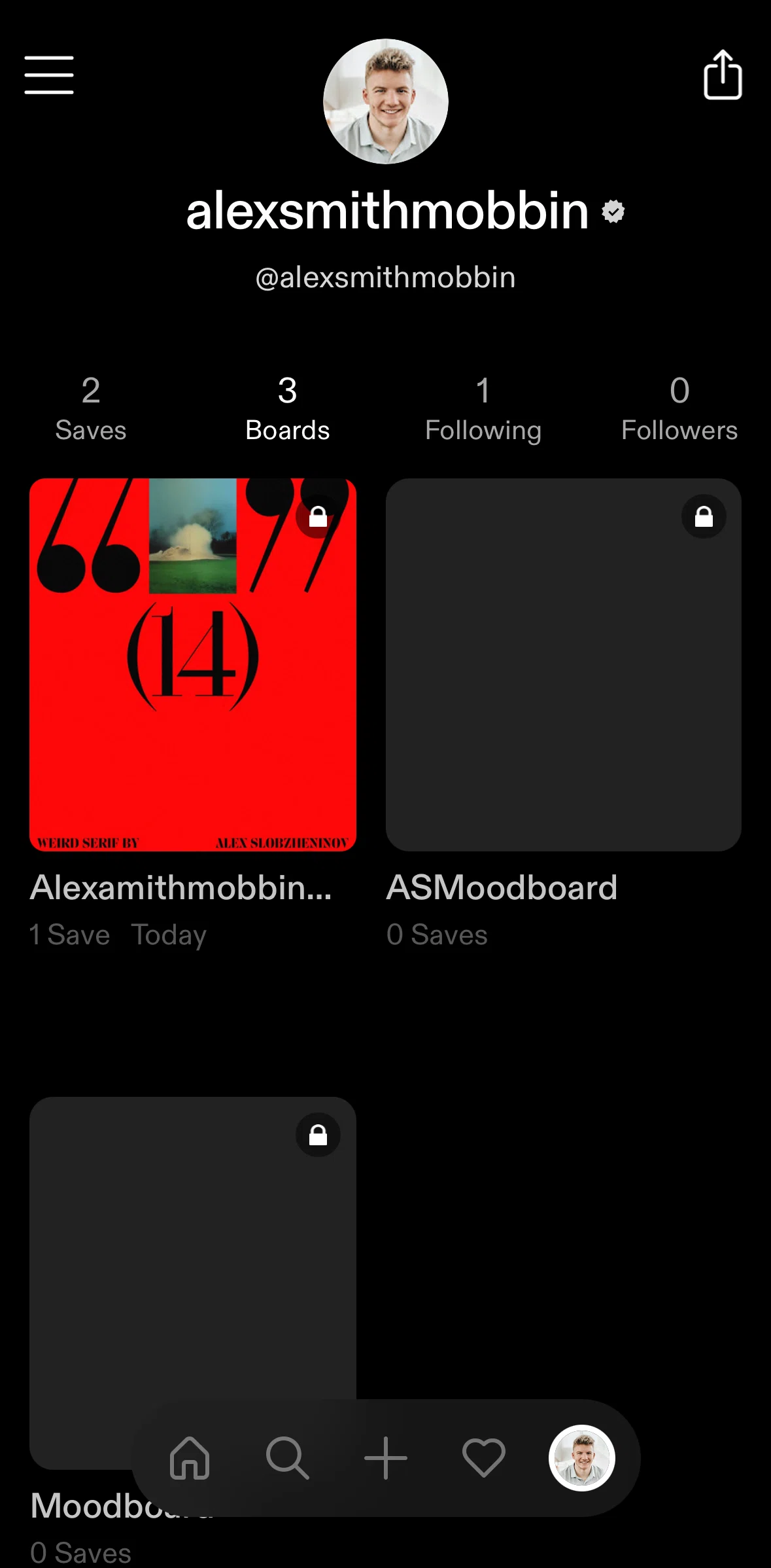 Savee Screen screen in the Board detail flow