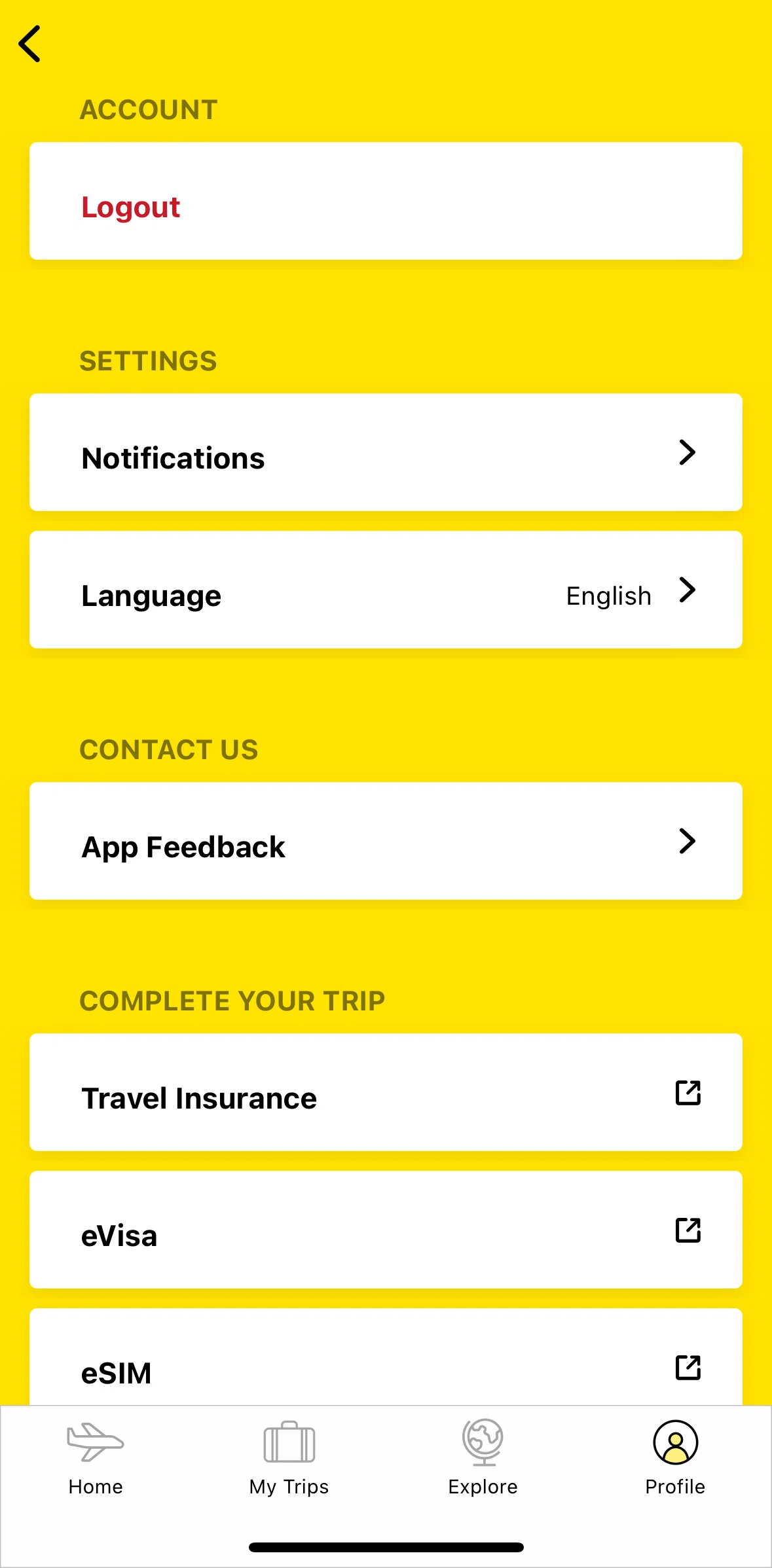 Scoot Screen screen in the Notifications flow