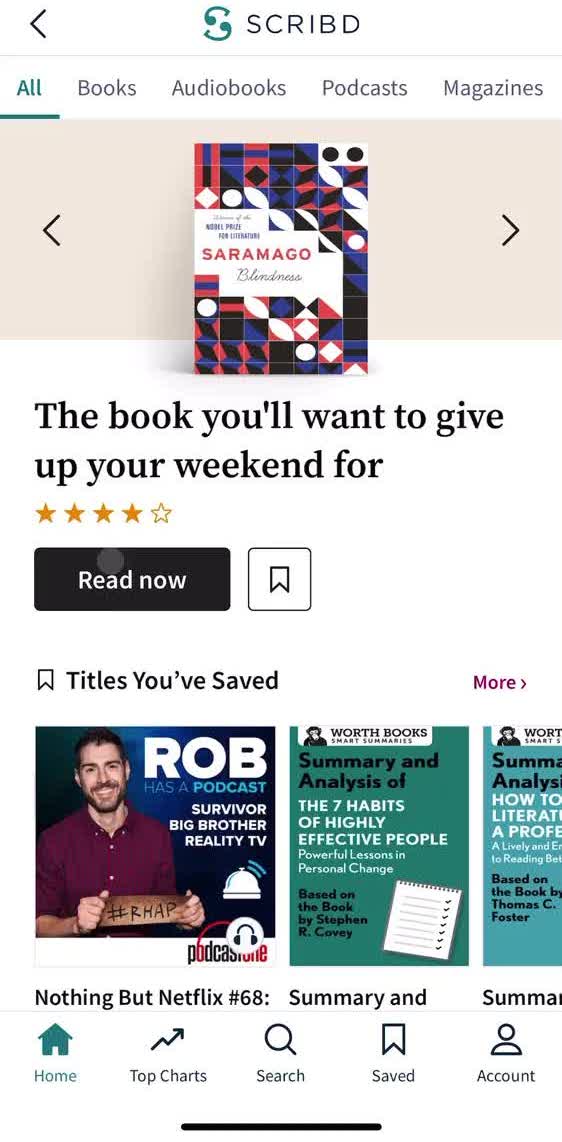 Scribd General Browsing preview