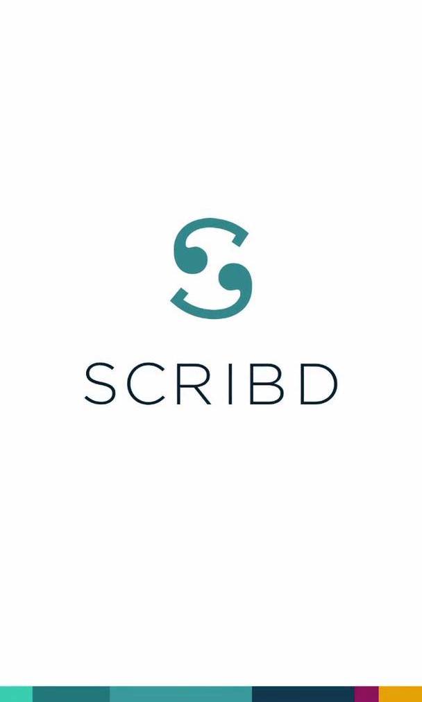 Scribd Splash screen screen in the Onboarding flow