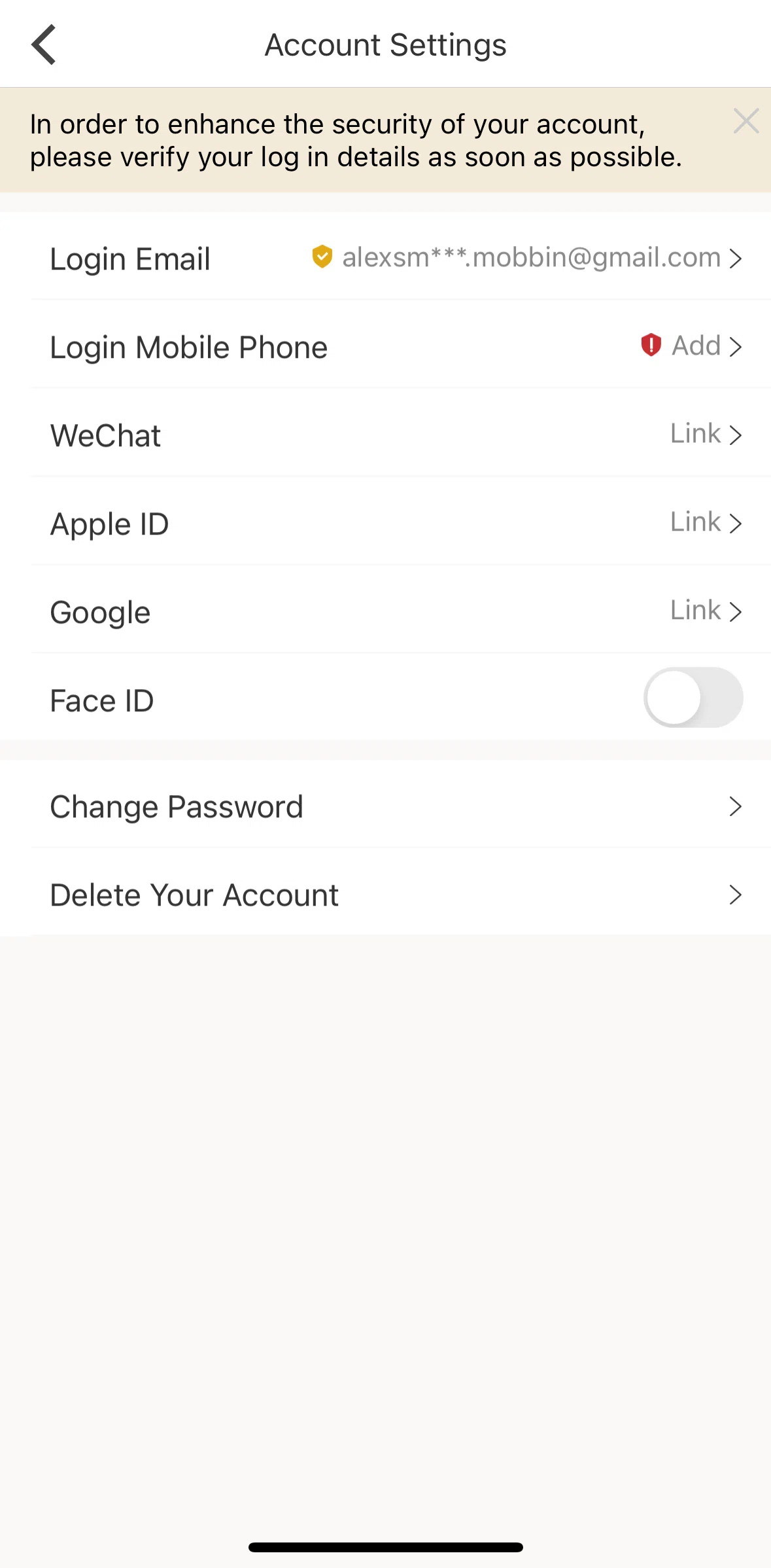 Shangri-La Circle Screen screen in the Verifying phone number flow