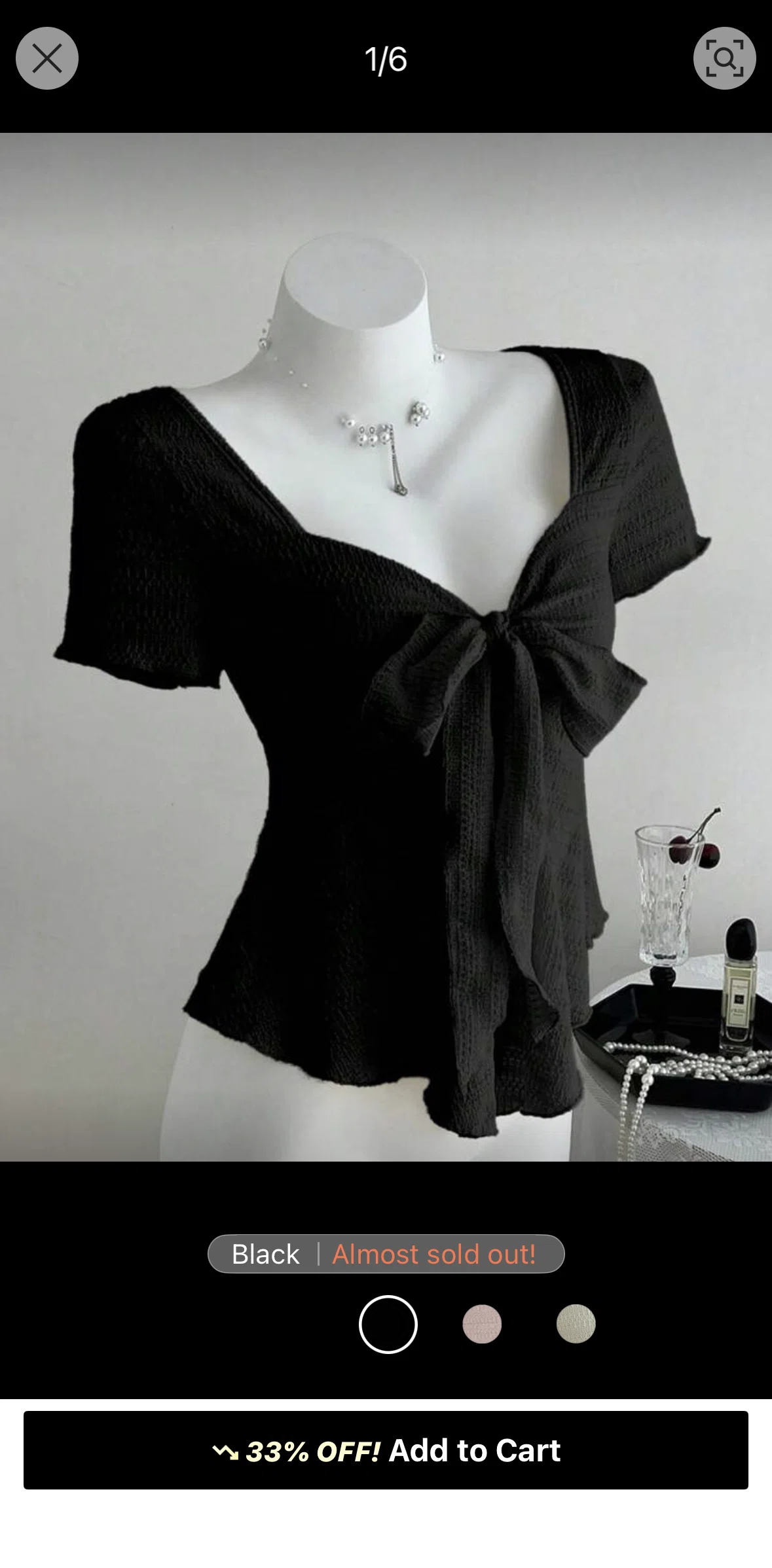 SHEIN Screen screen in the Searching similar items flow