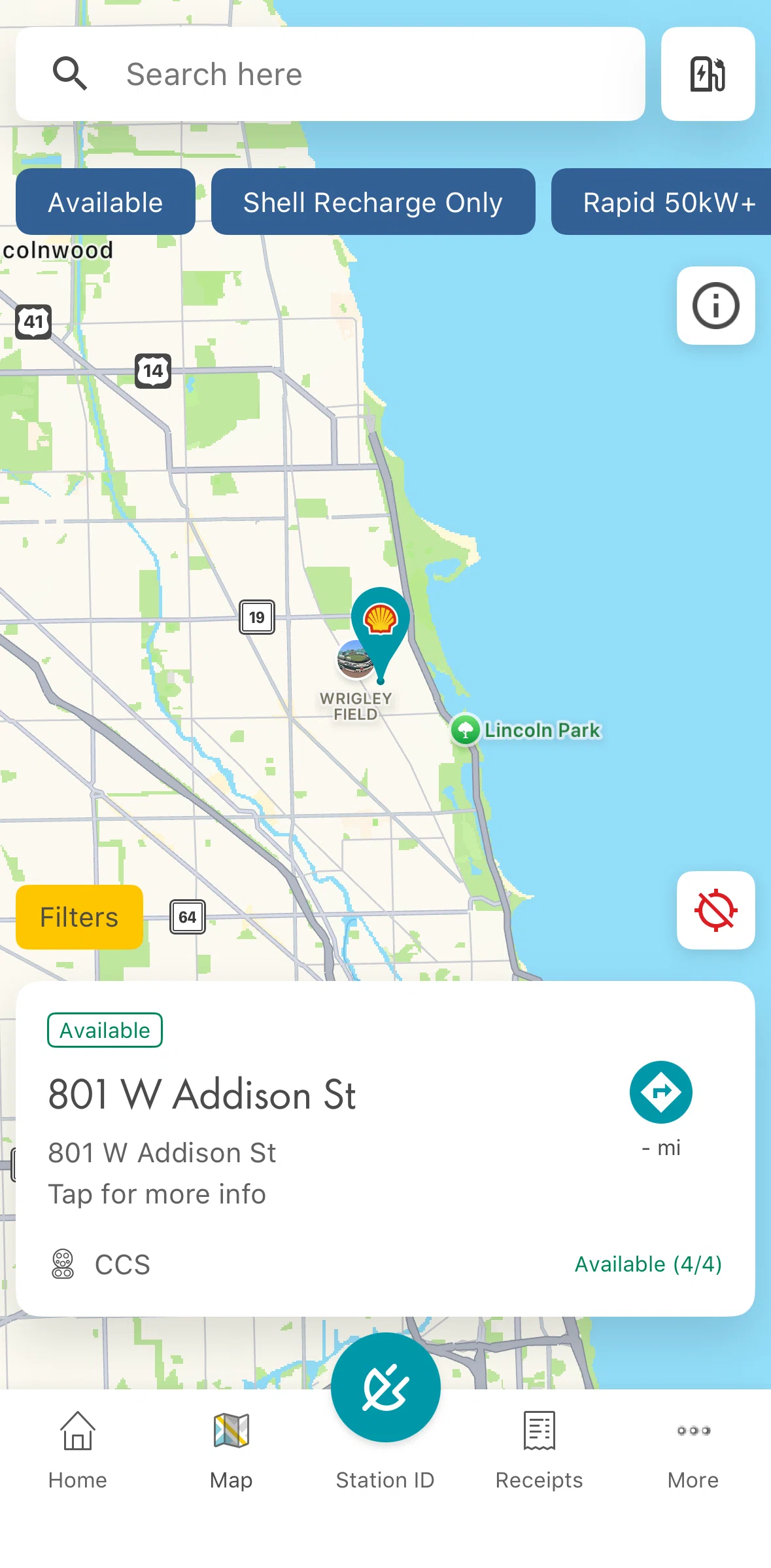 Shell Screen screen in the Legend flow
