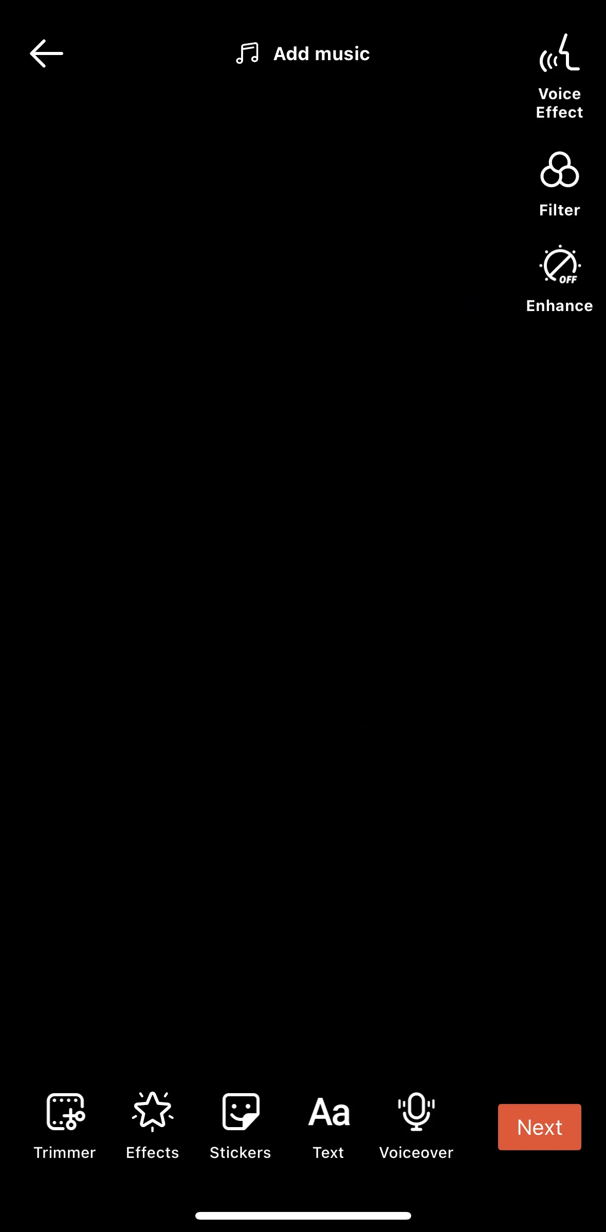 Shopee Screen screen in the Adding a text flow