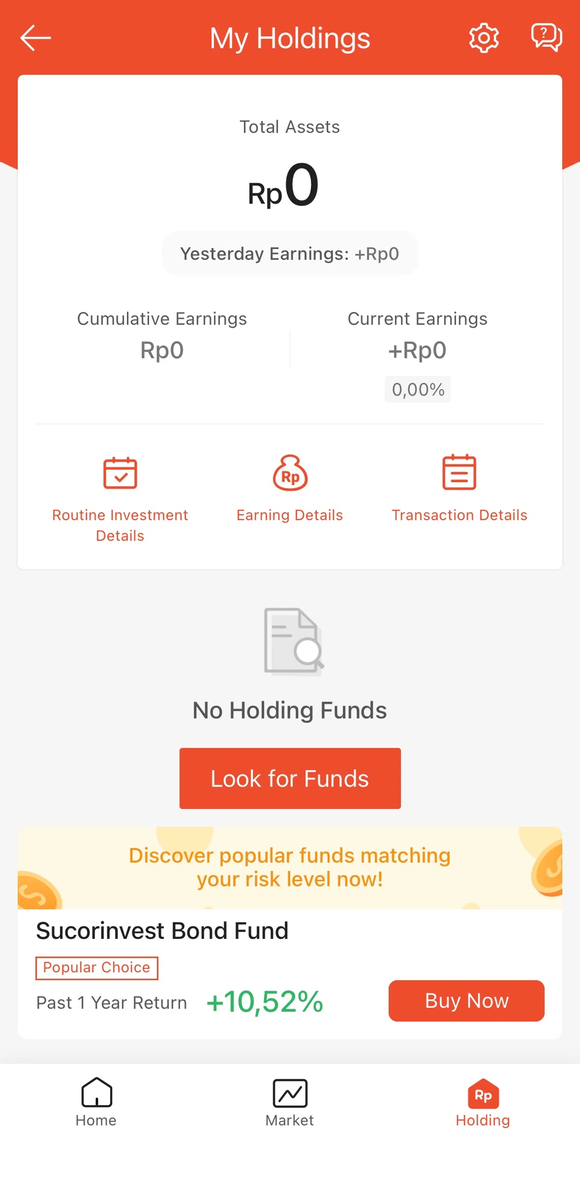 Shopee Screen screen in the Holding flow