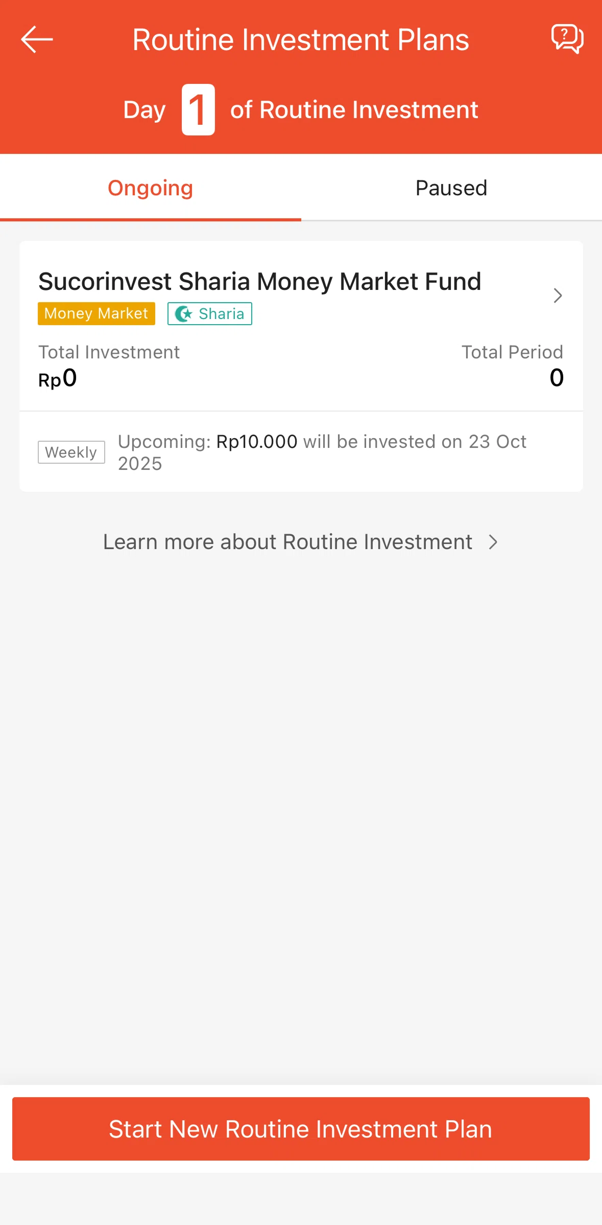 Shopee Screen screen in the Plan detail flow