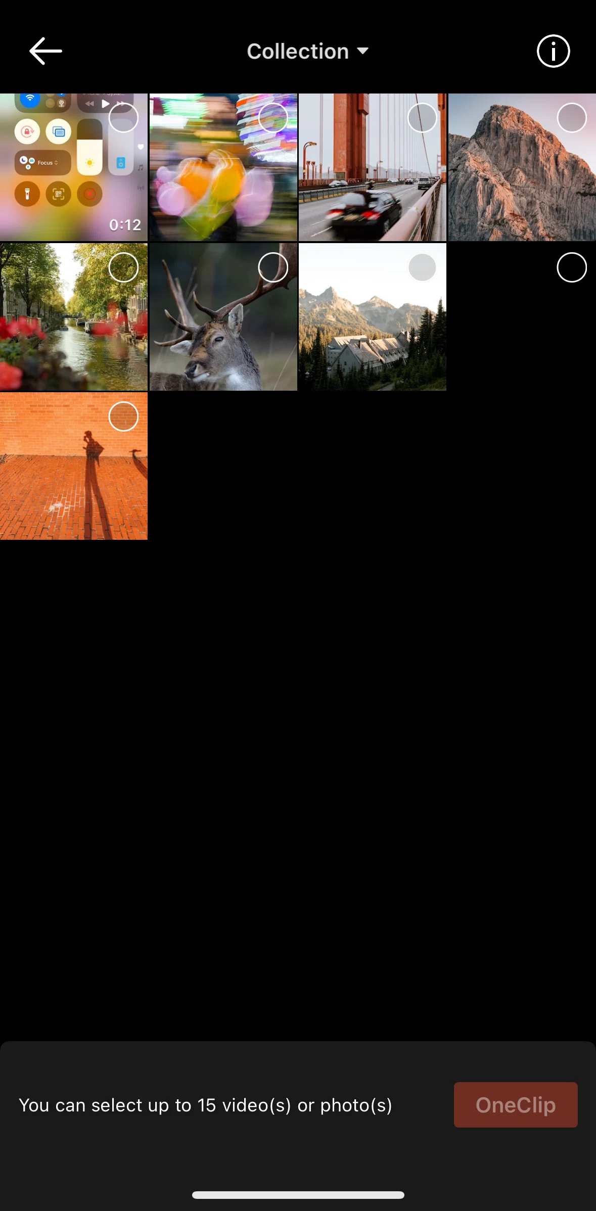 Shopee Screen screen in the Upload quality flow