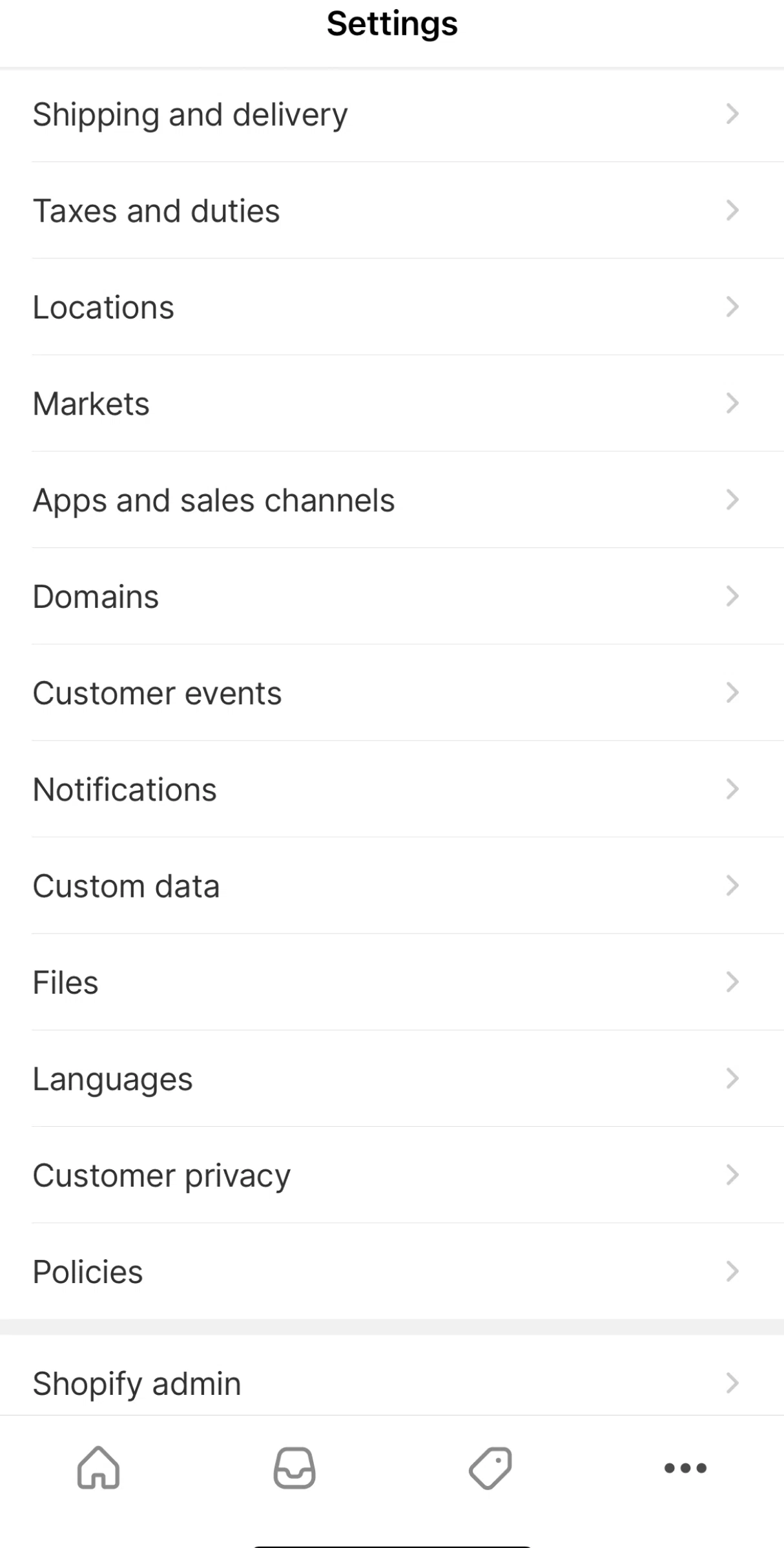 Shopify Screen screen in the Buy a new domain flow