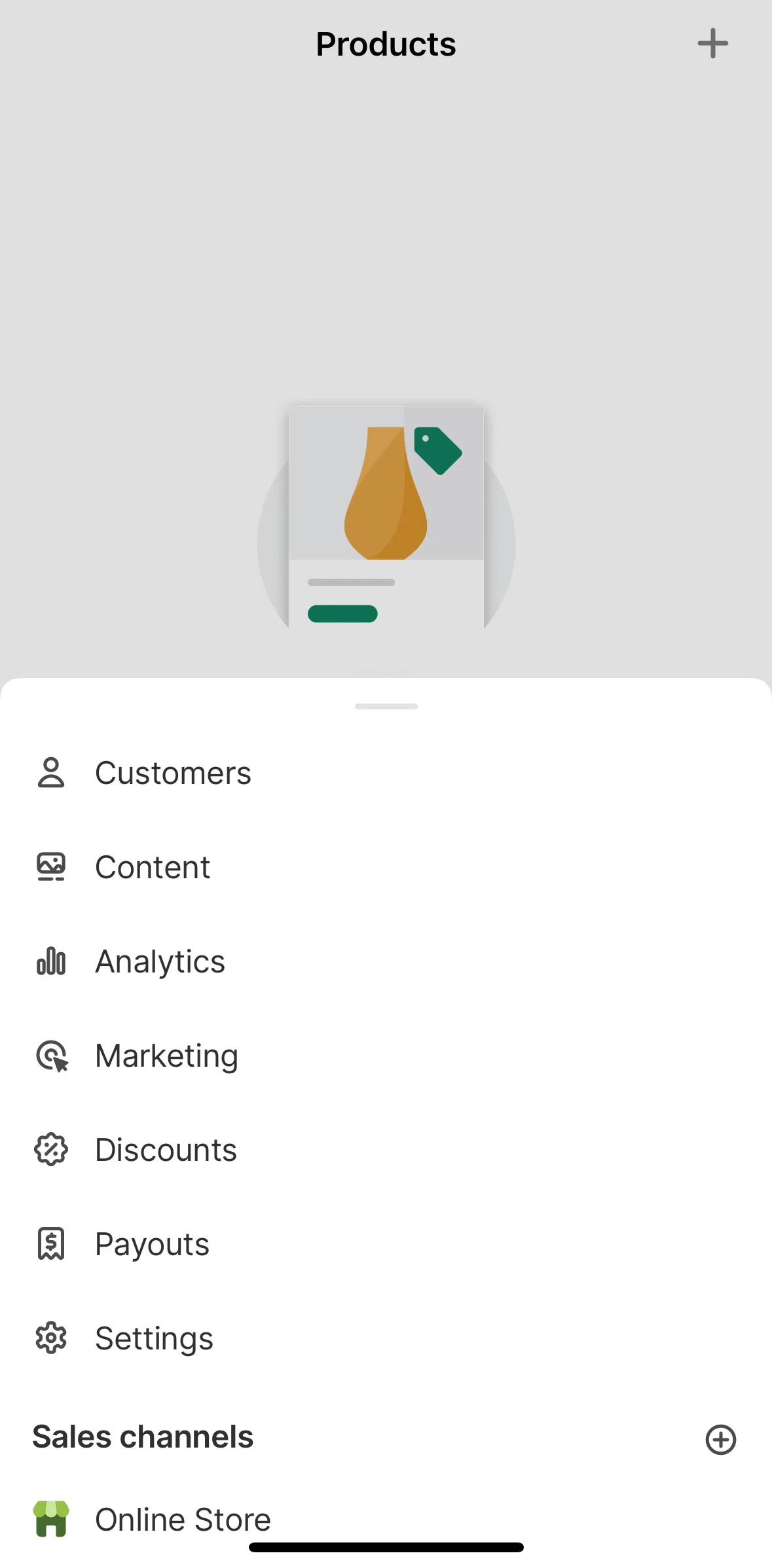 Shopify Screen screen in the Discounts flow
