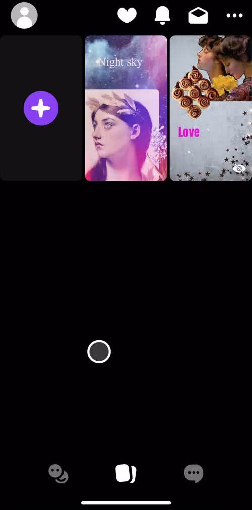 Shuffles Home screen in the Commenting flow