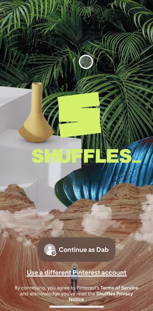 Shuffles Start screen screen in the Onboarding flow