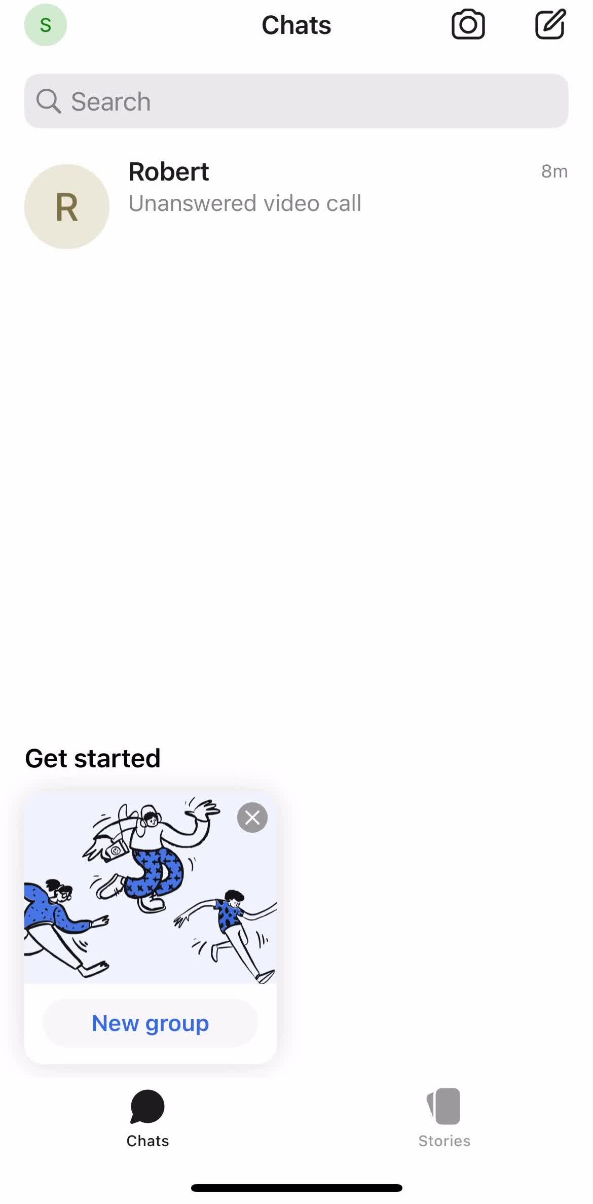 Signal Chats screen in the General Browsing flow