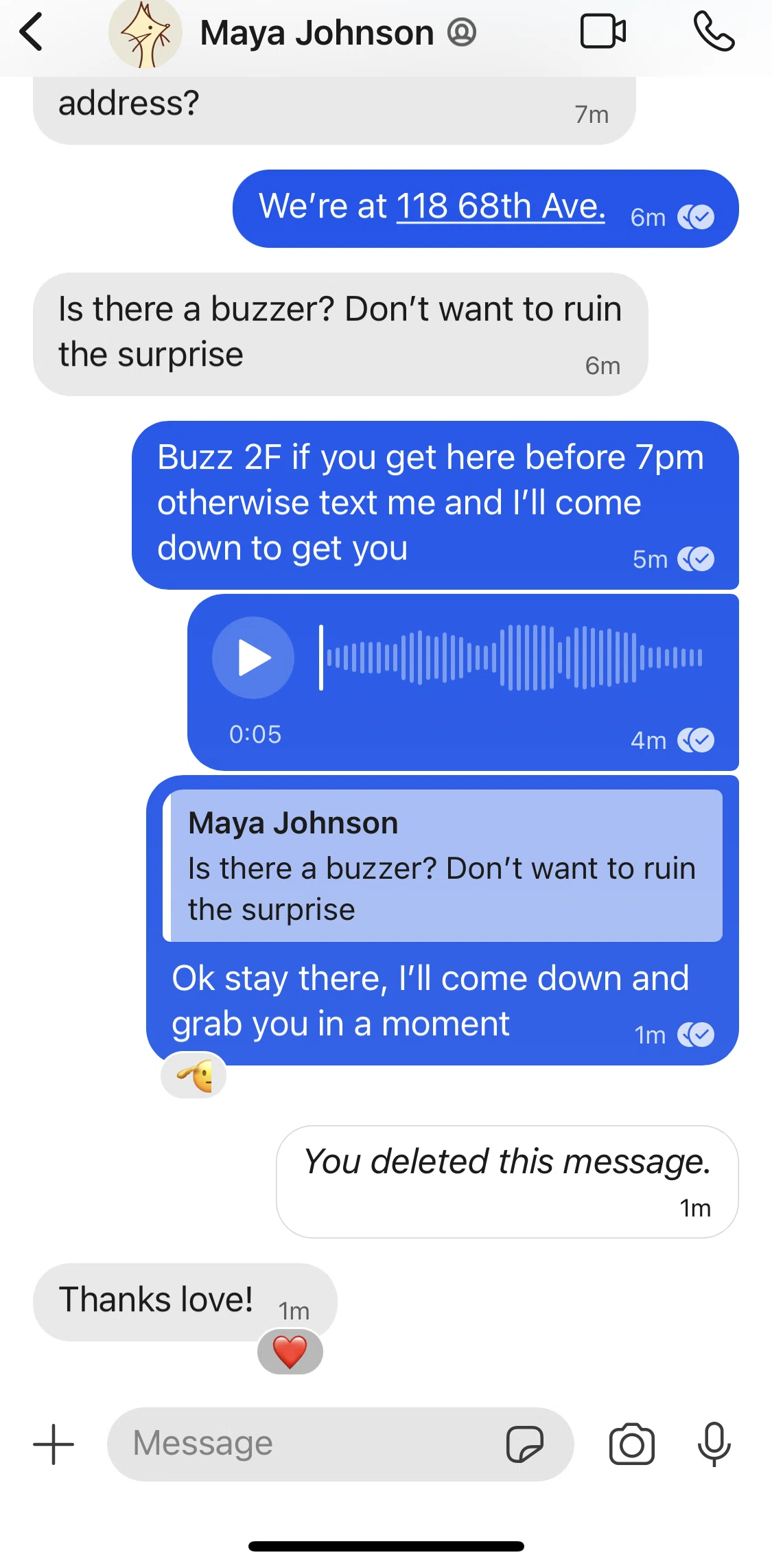 Signal Screen screen in the Voice-calling a user flow