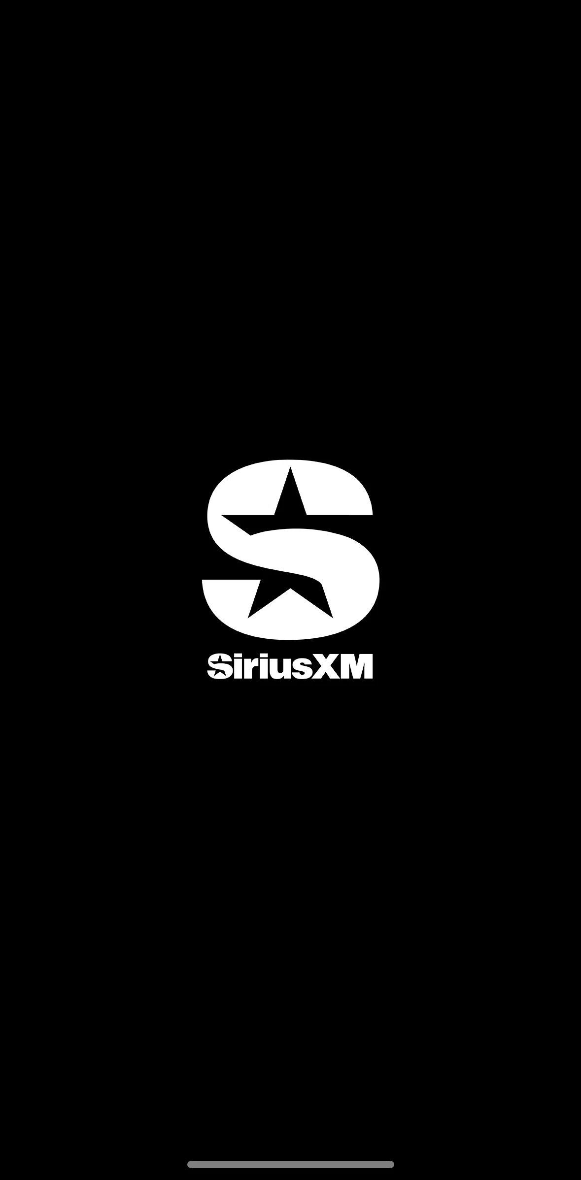SiriusXM Screen screen in the Onboarding flow