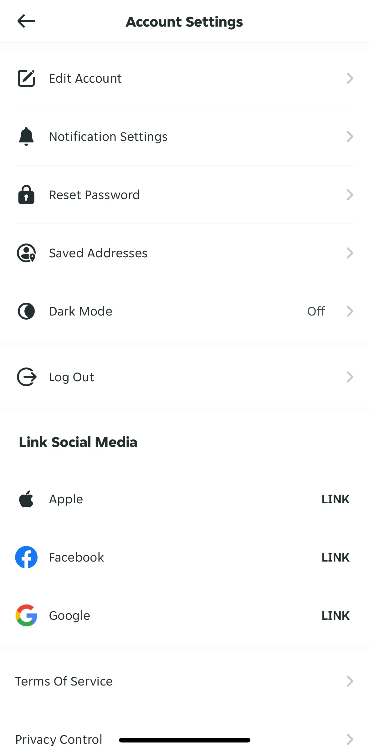 Skip Screen screen in the Switching to dark mode flow