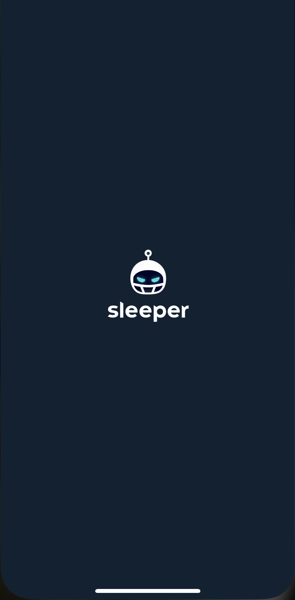 Sleeper Splash screen screen in the General Browsing flow