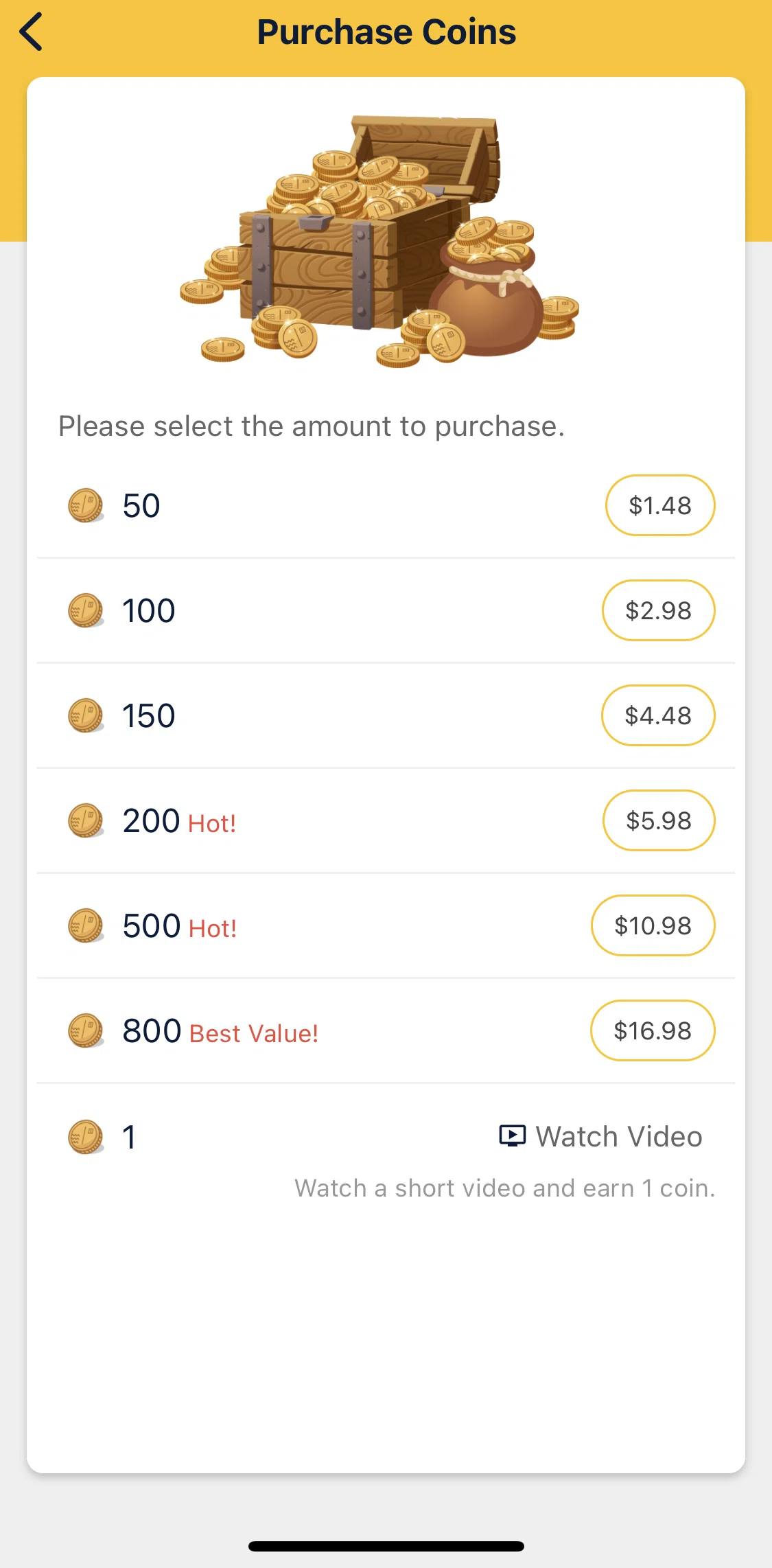 Slowly Screen screen in the Watching an ad video flow