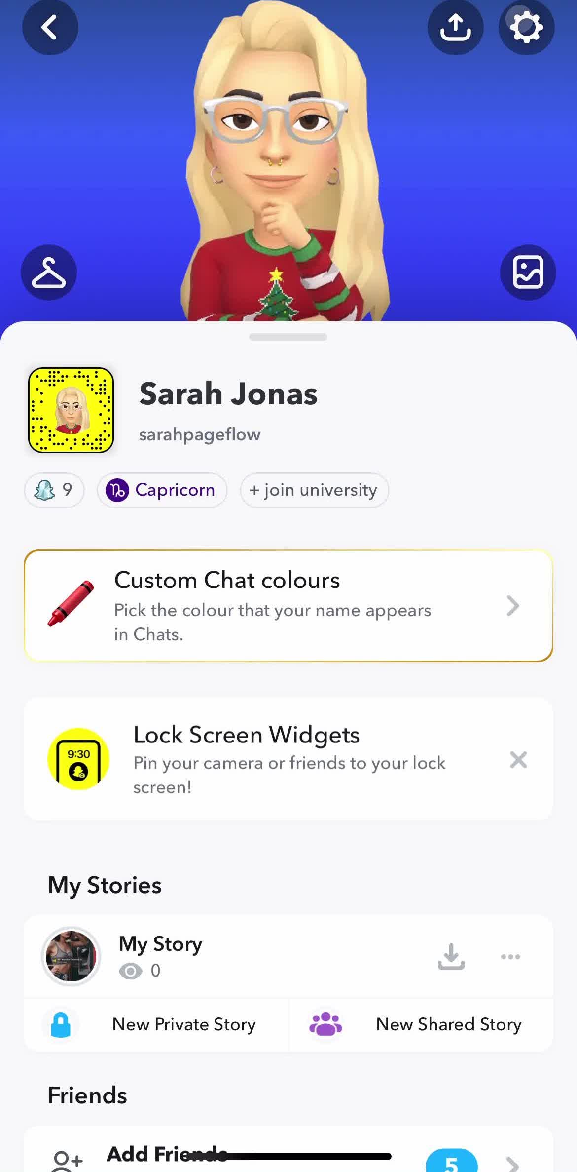Snapchat Account screen in the Deleting Your Account flow
