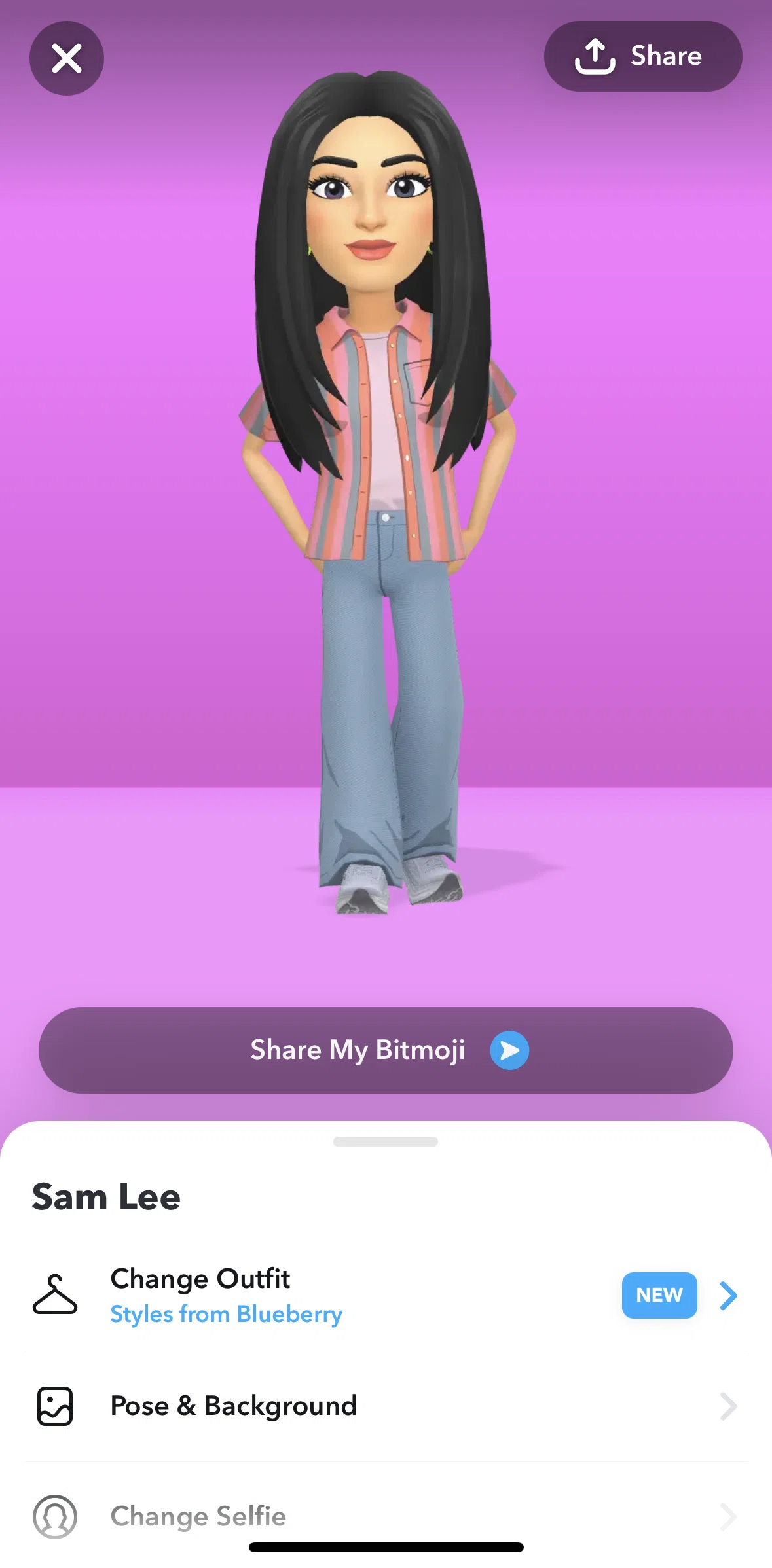 Snapchat Screen screen in the Editing background and pose flow