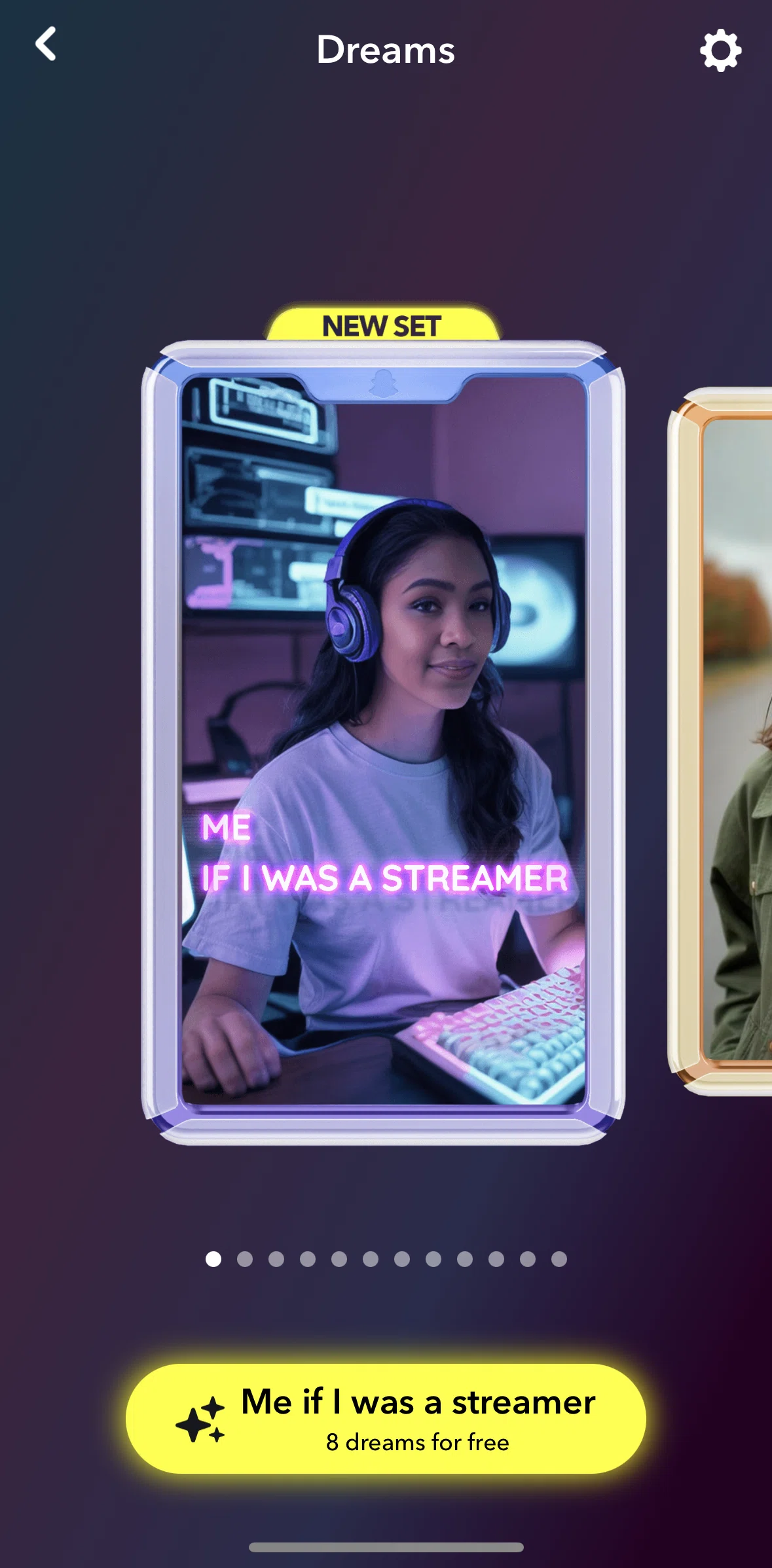 Snapchat Screen screen in the Remove AI selfies flow