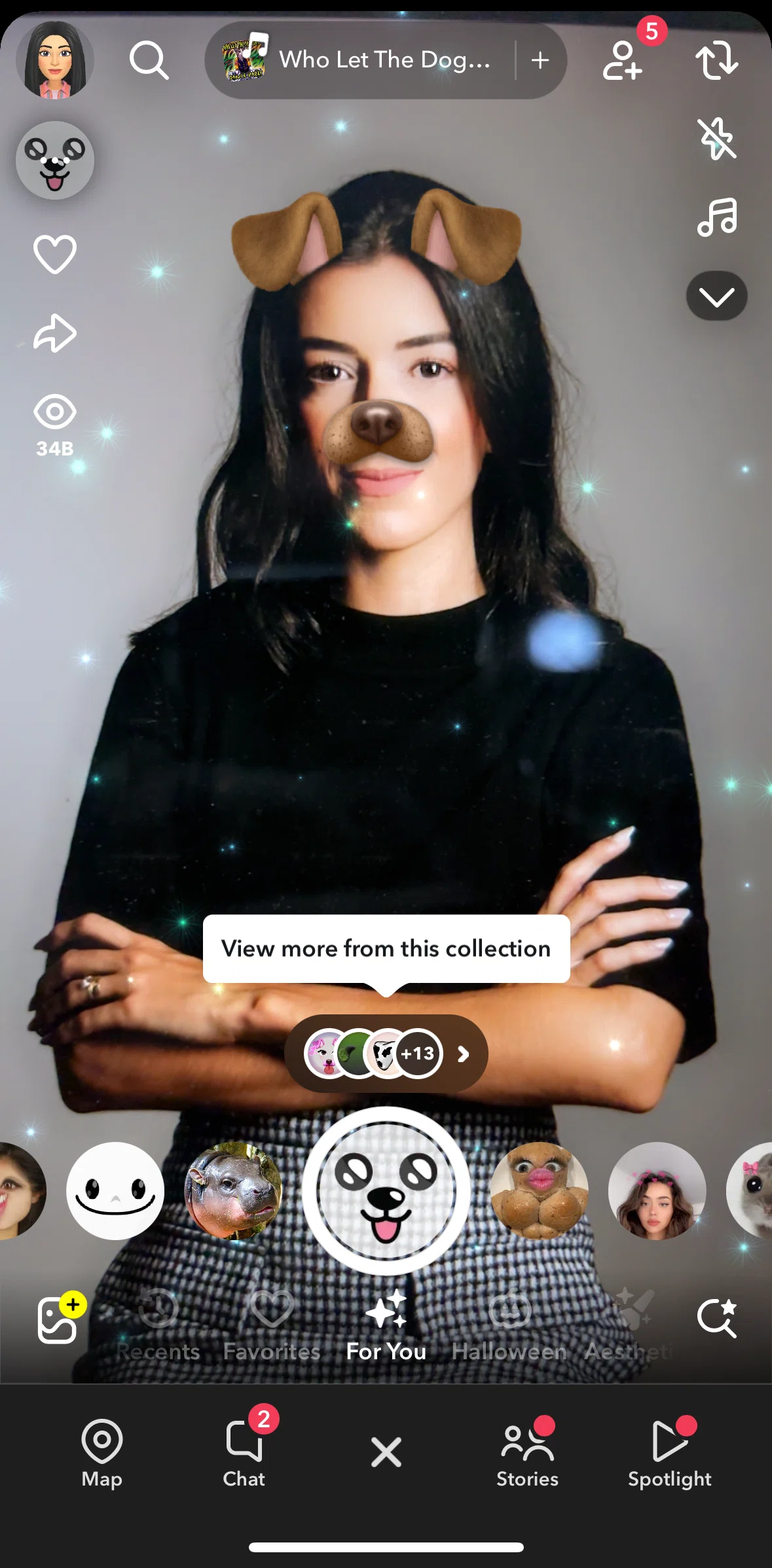 Snapchat Screen screen in the Uploading a snap flow