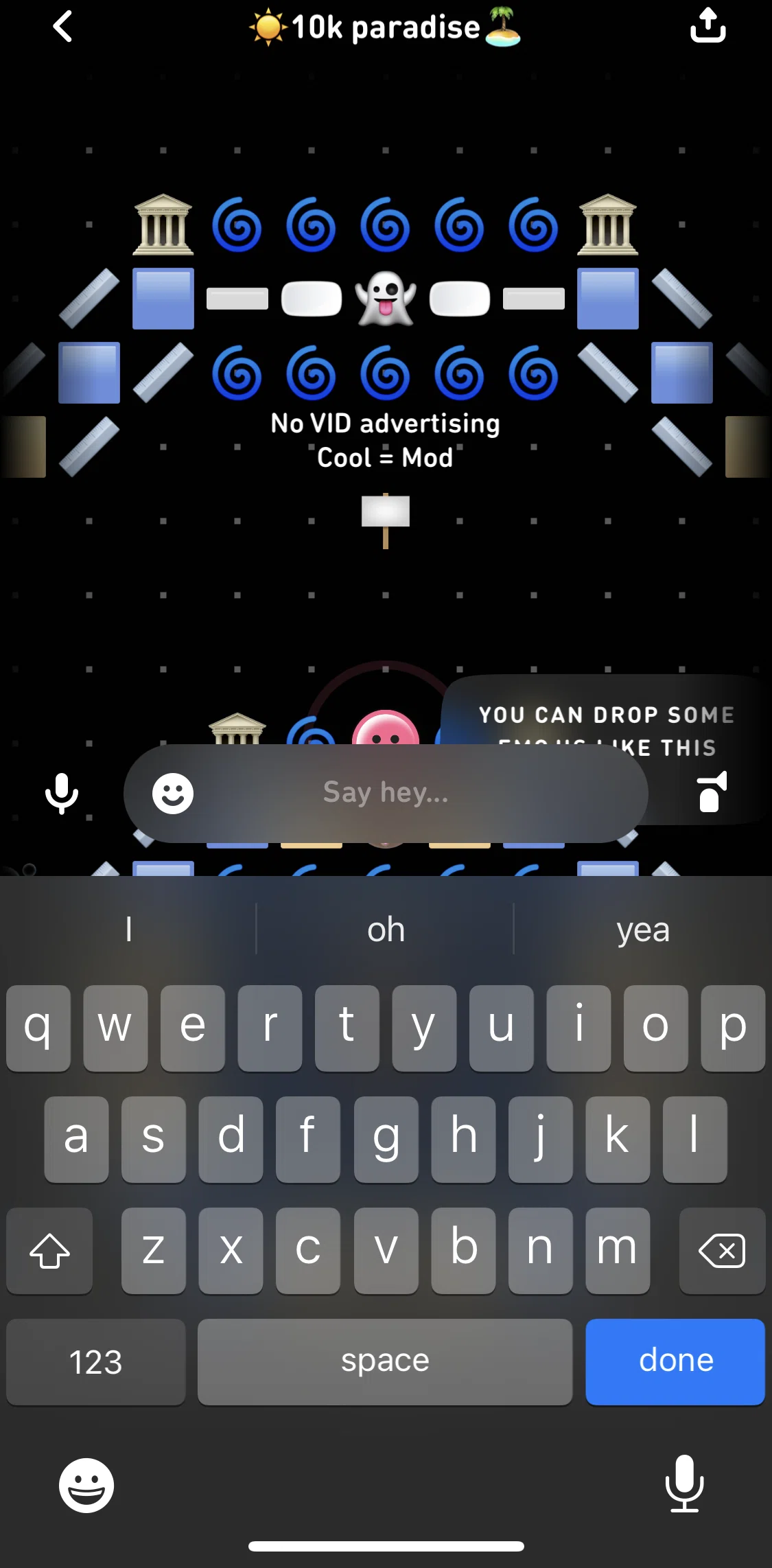 Sonar Screen screen in the Dropping a coin flow