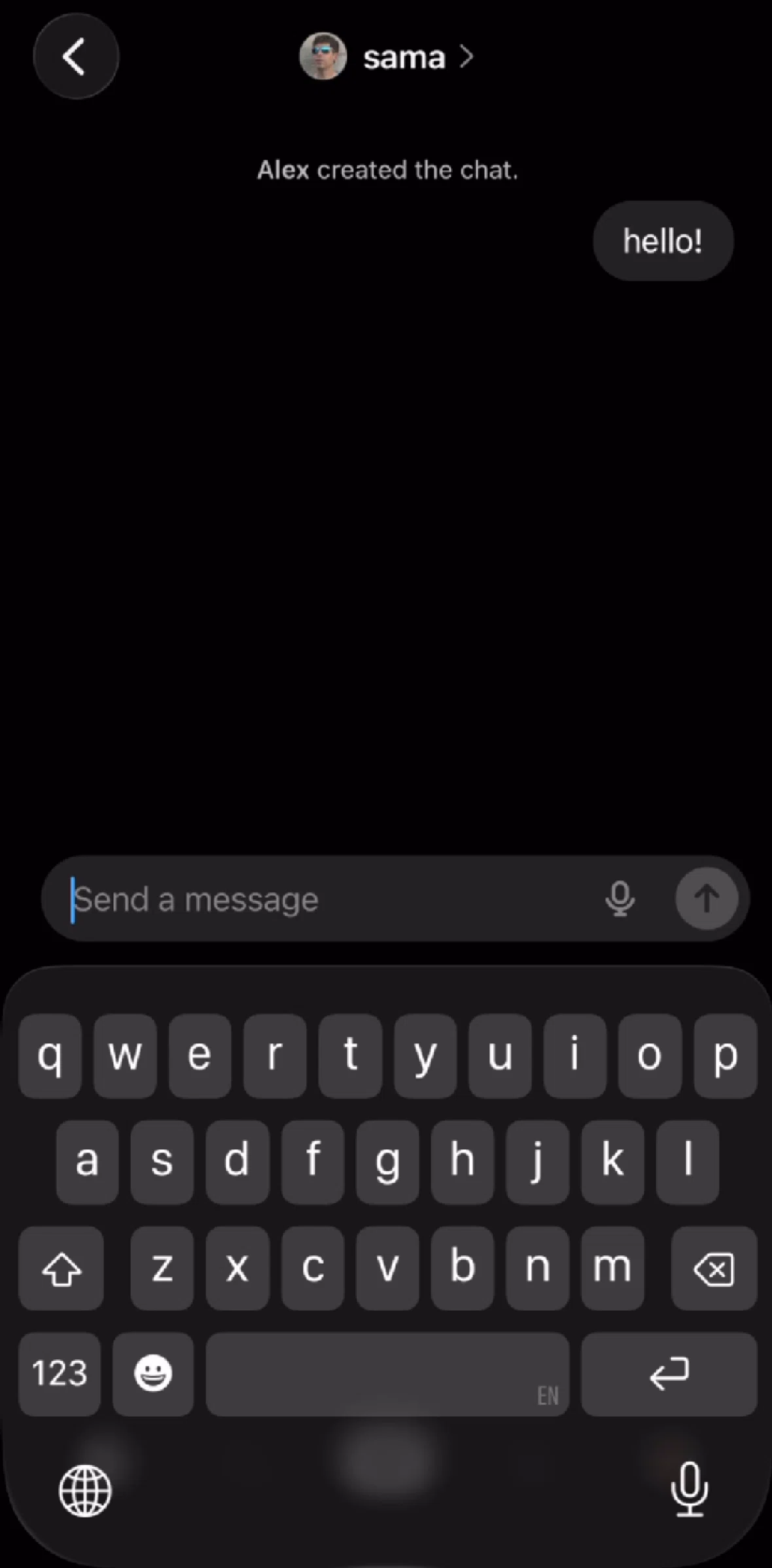 Sora Screen screen in the User settings flow