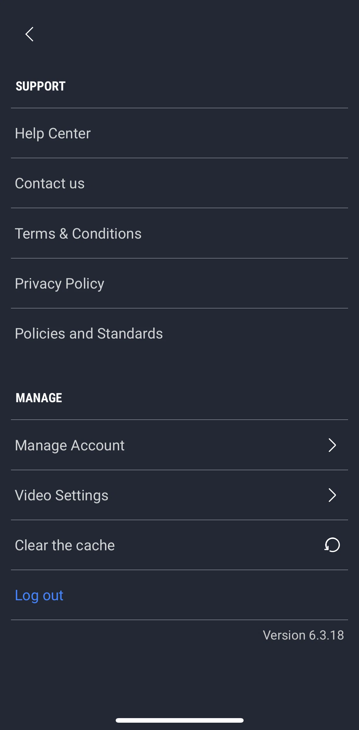 South China Morning Post Screen screen in the Deleting an account flow