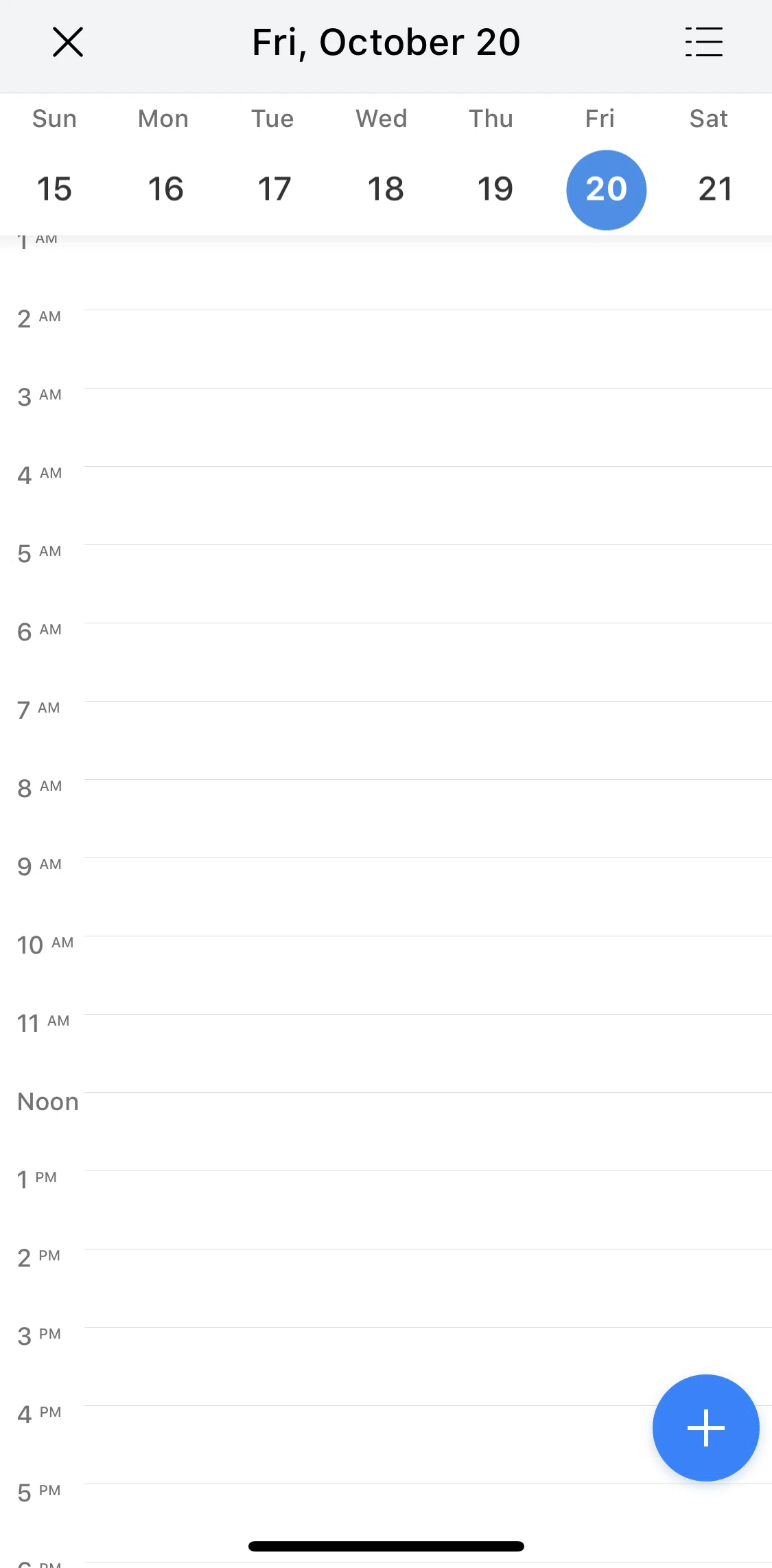 Spark Mail Screen screen in the Creating an event flow
