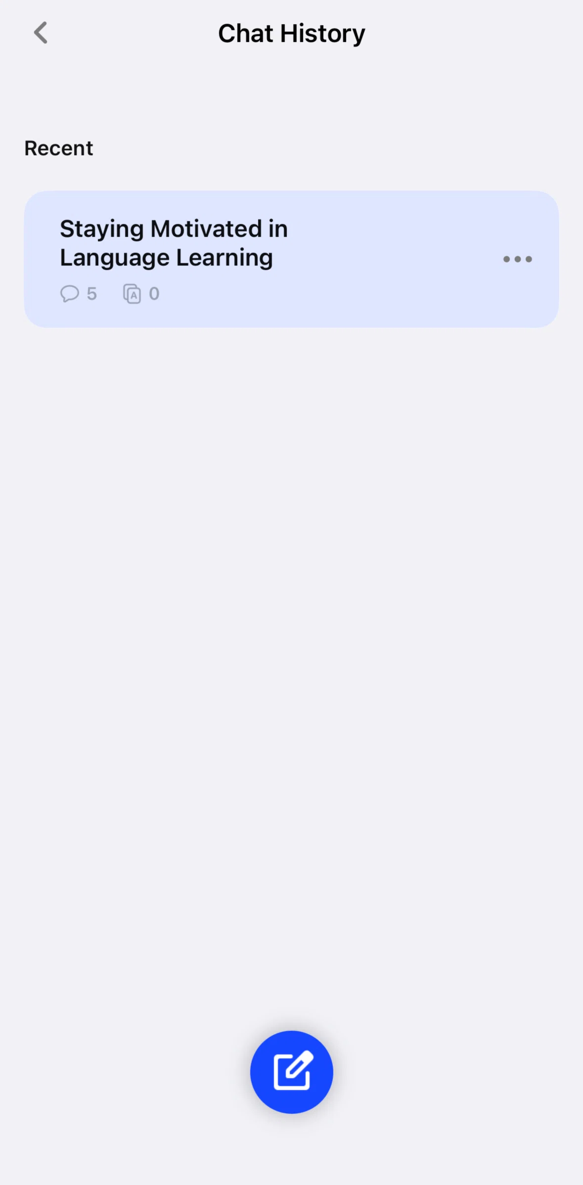 Speak Screen screen in the Renaming a chat flow