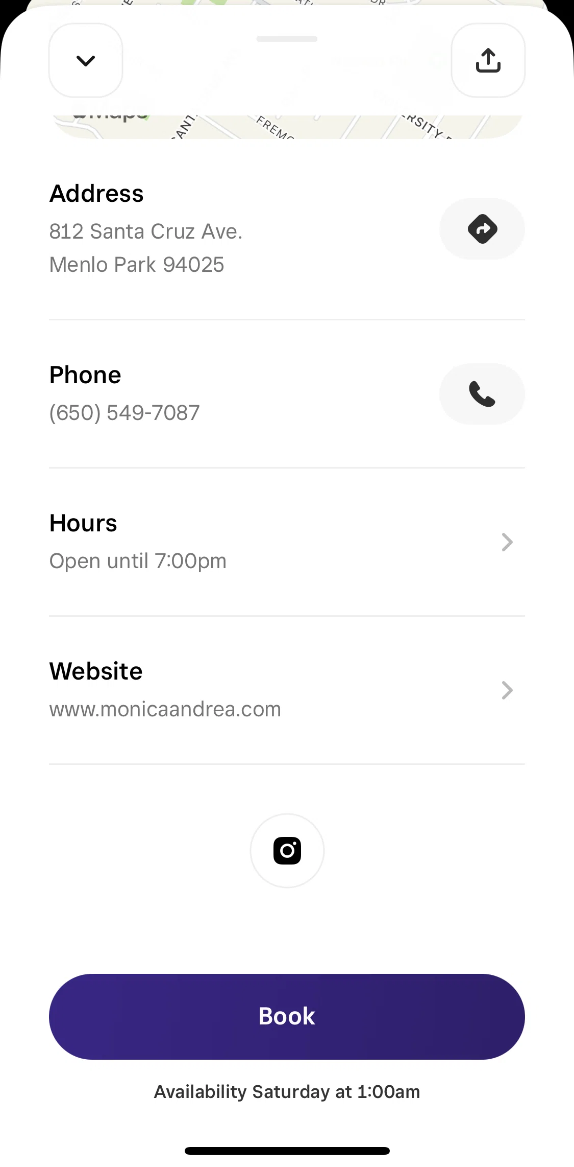 Square Go Screen screen in the Copying an address flow