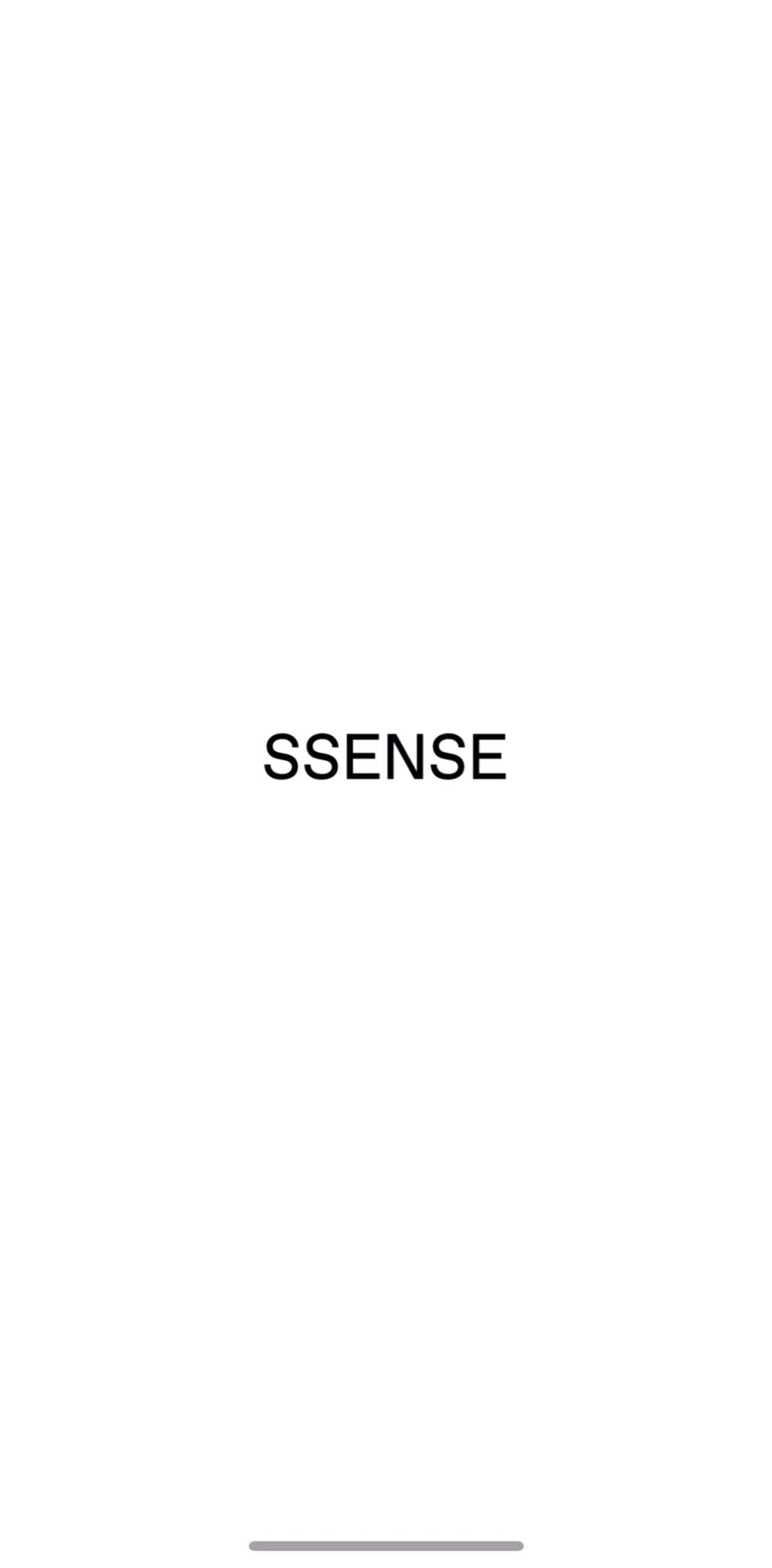 SSENSE Screen screen in the Onboarding flow