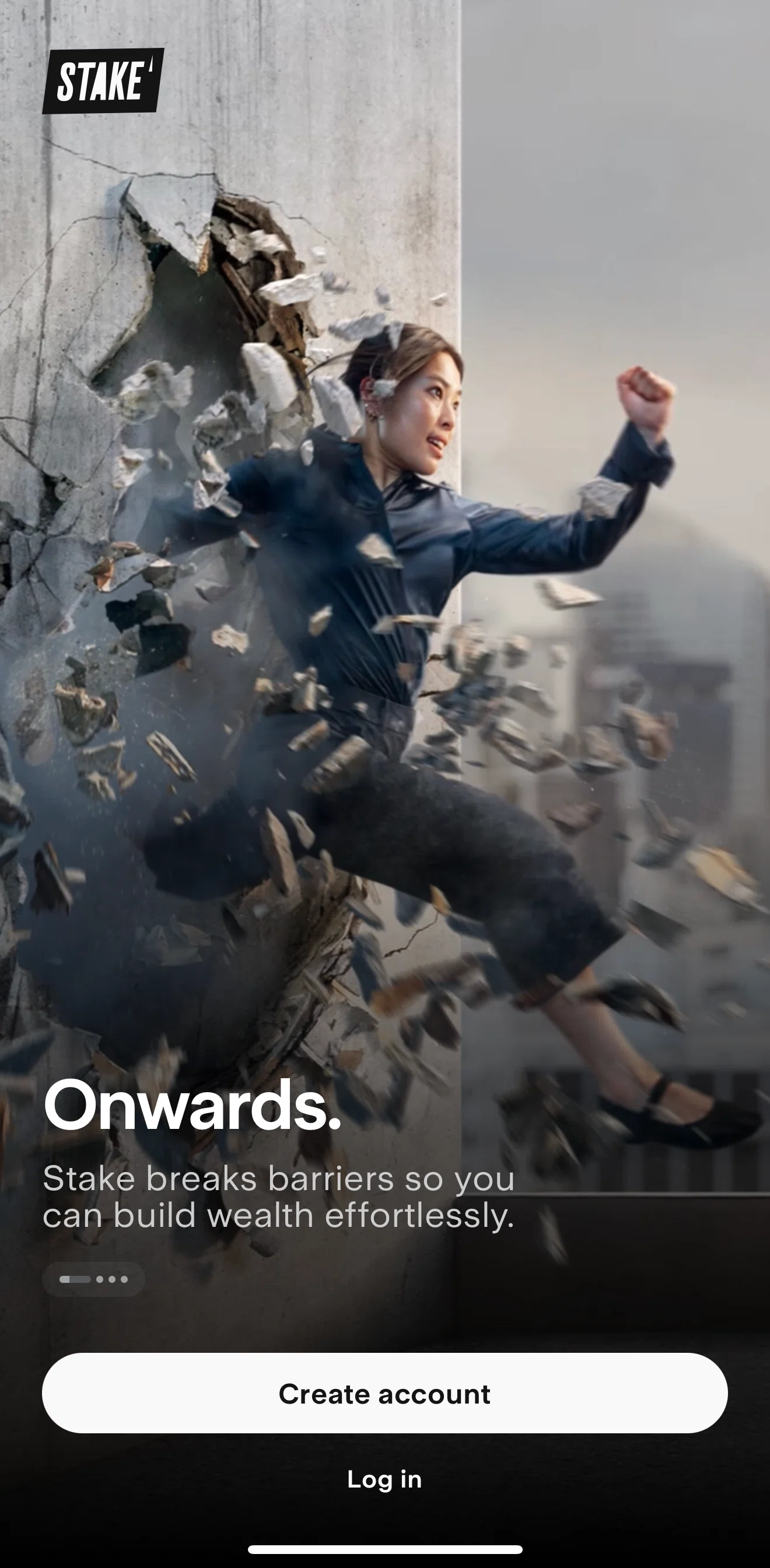 Stake Screen screen in the Onboarding flow