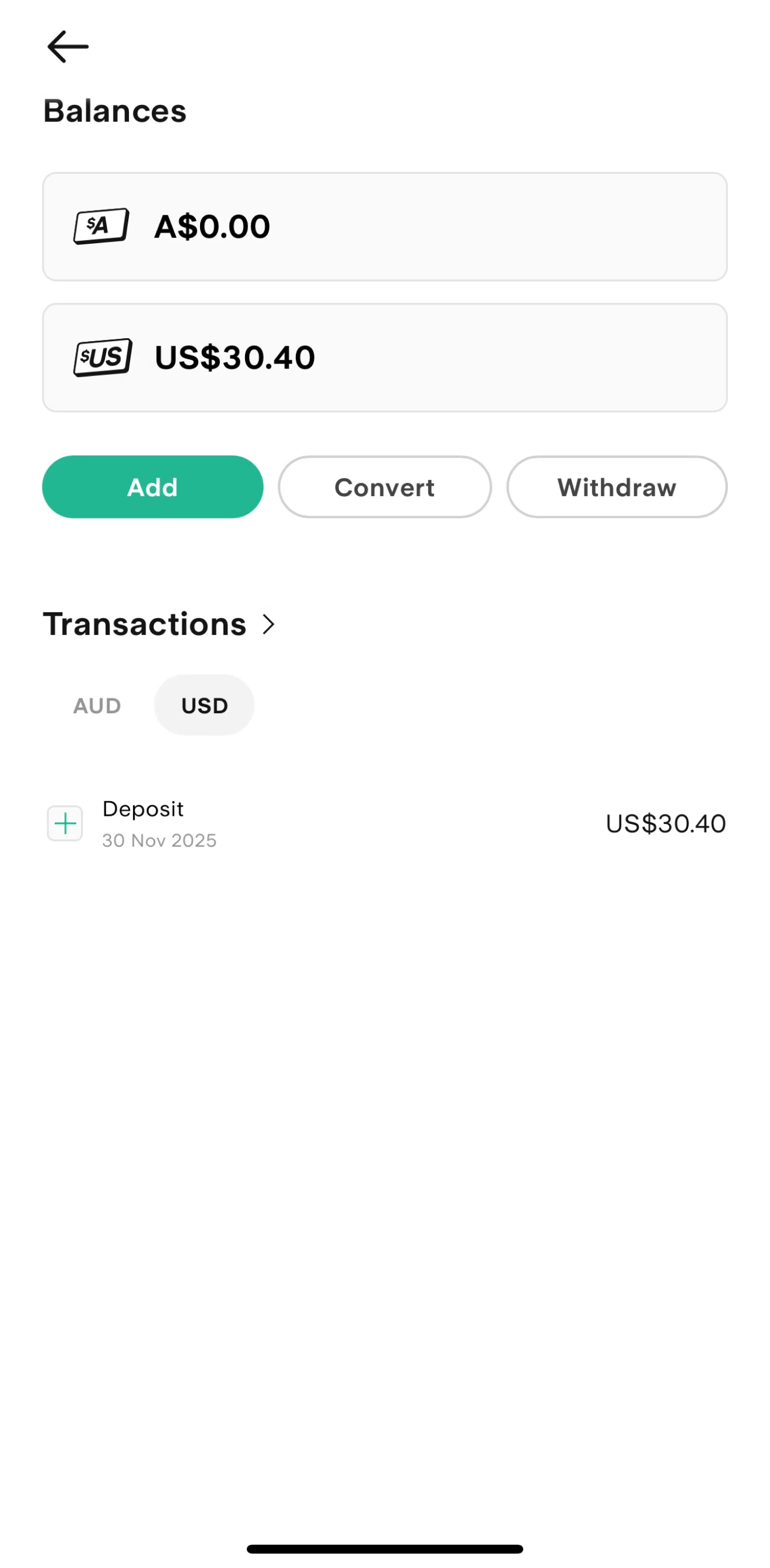 Stake Screen screen in the Transactions flow
