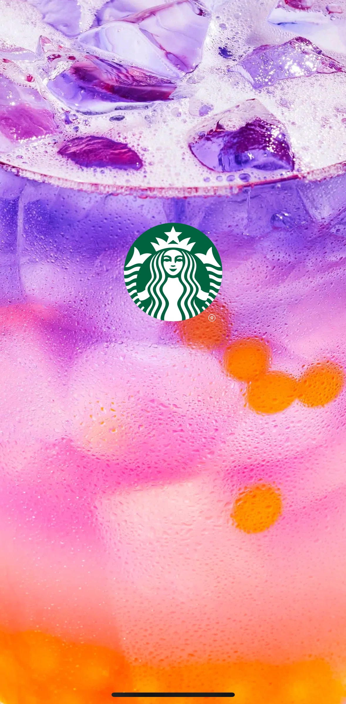 Starbucks Screen screen in the Onboarding flow