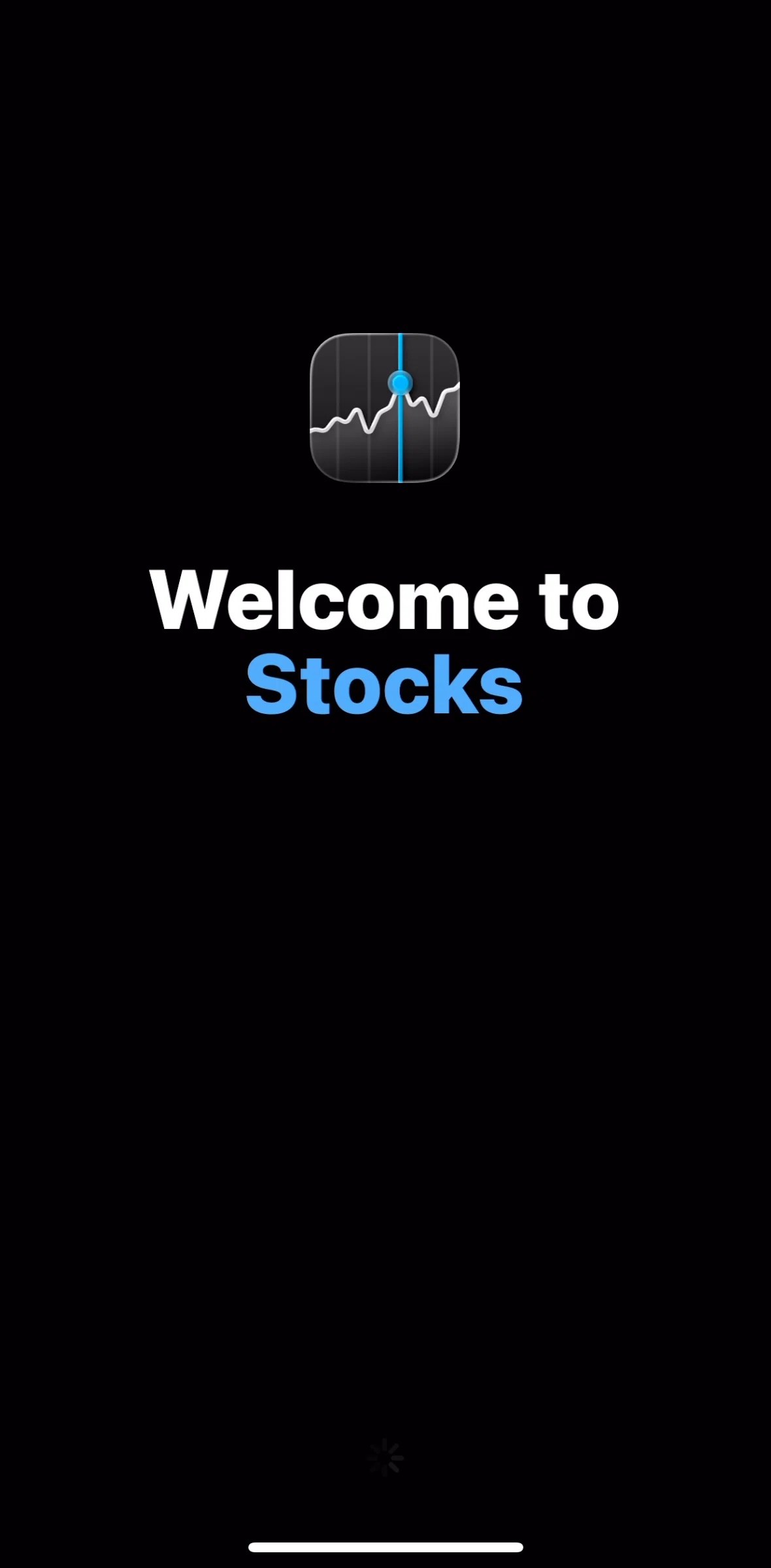 Stocks Screen screen in the Onboarding flow
