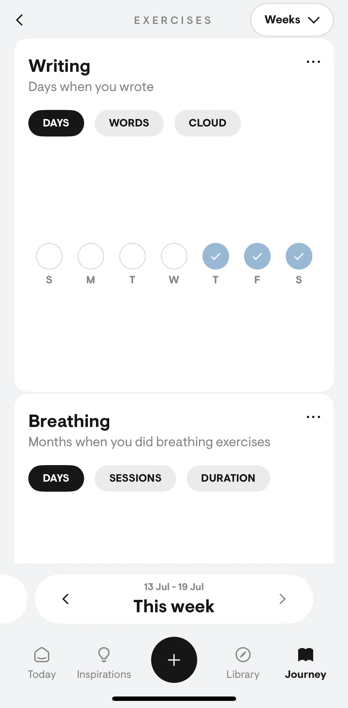 Stoic Screen screen in the Switching data views flow