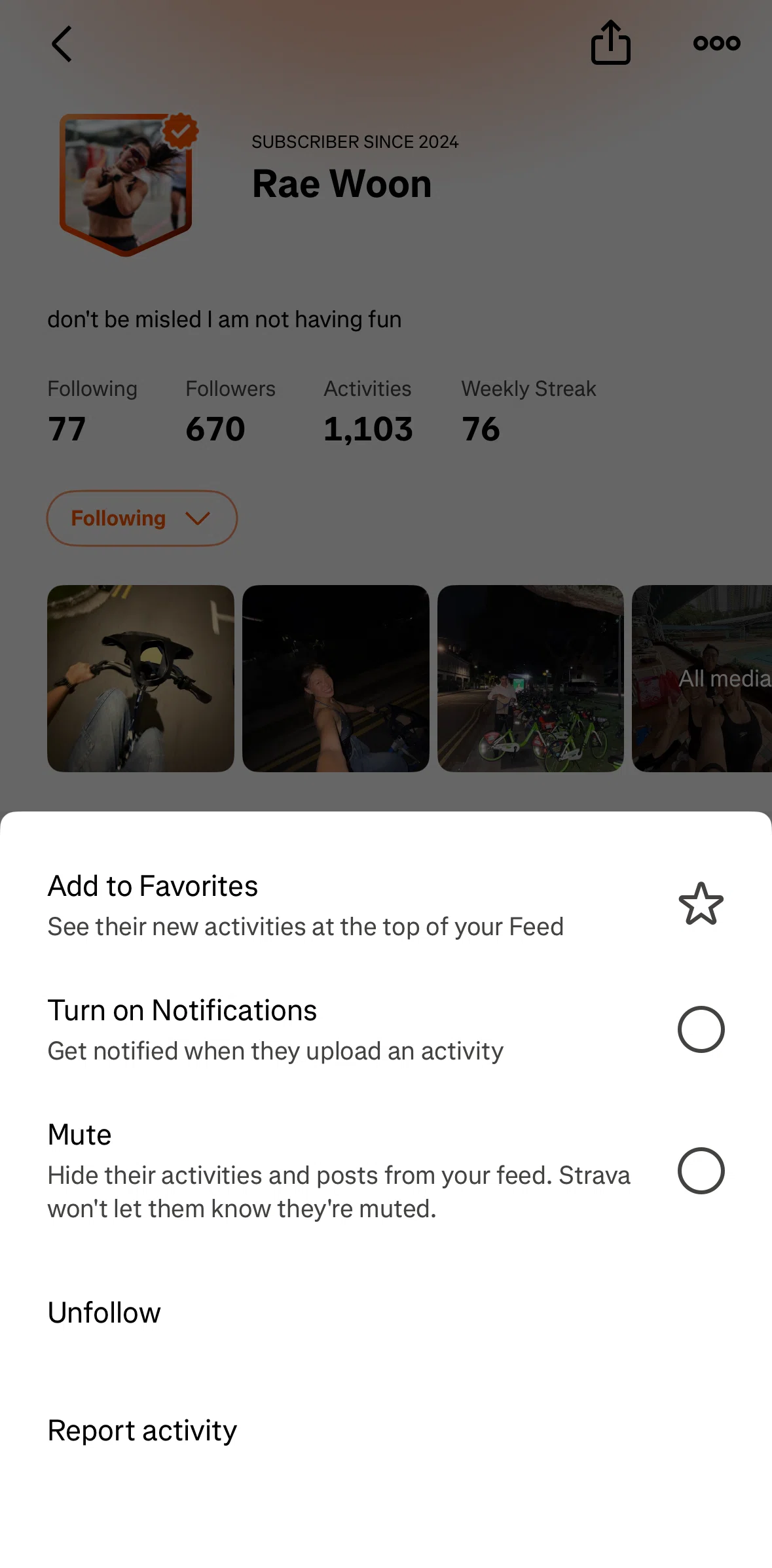 Strava Screen screen in the Enabling notification flow