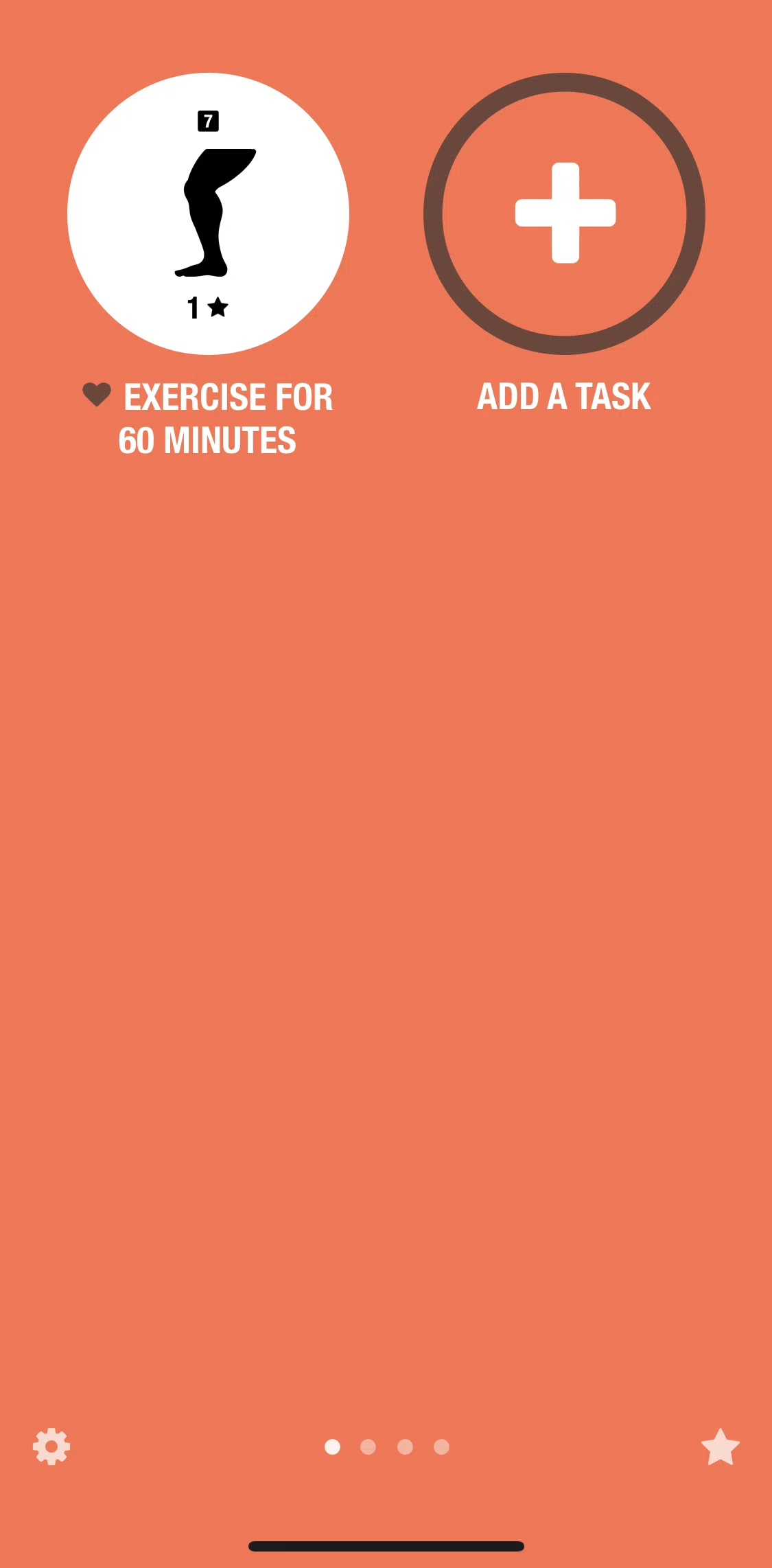Streaks Screen screen in the Tasks flow