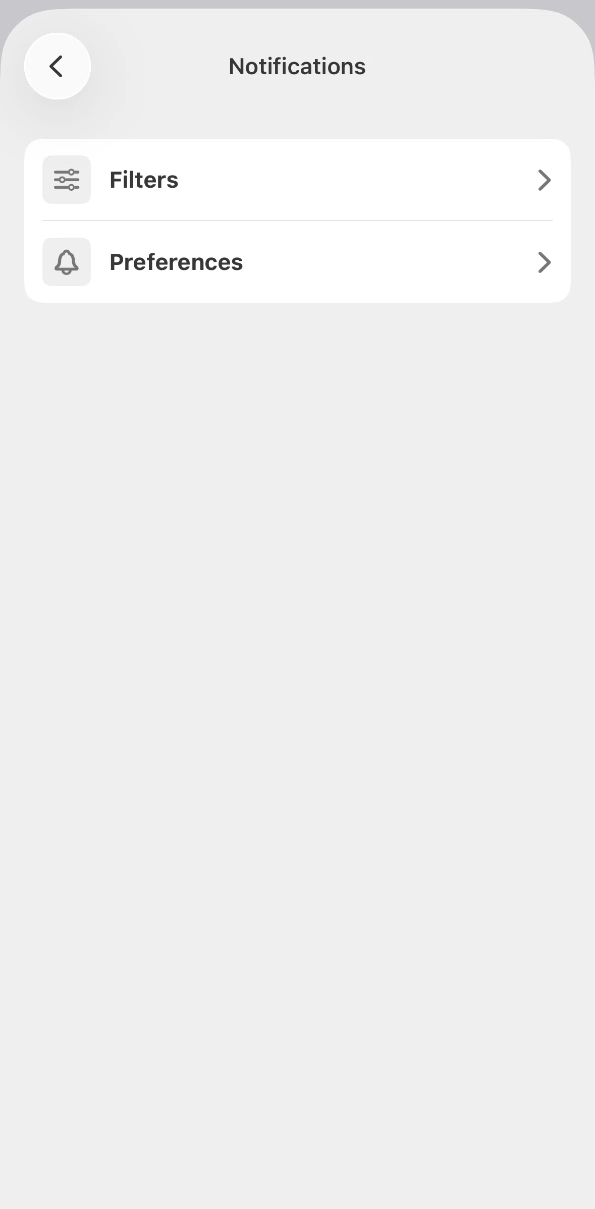 Substack Screen screen in the Updating notification preferences (newsletter delivery) flow