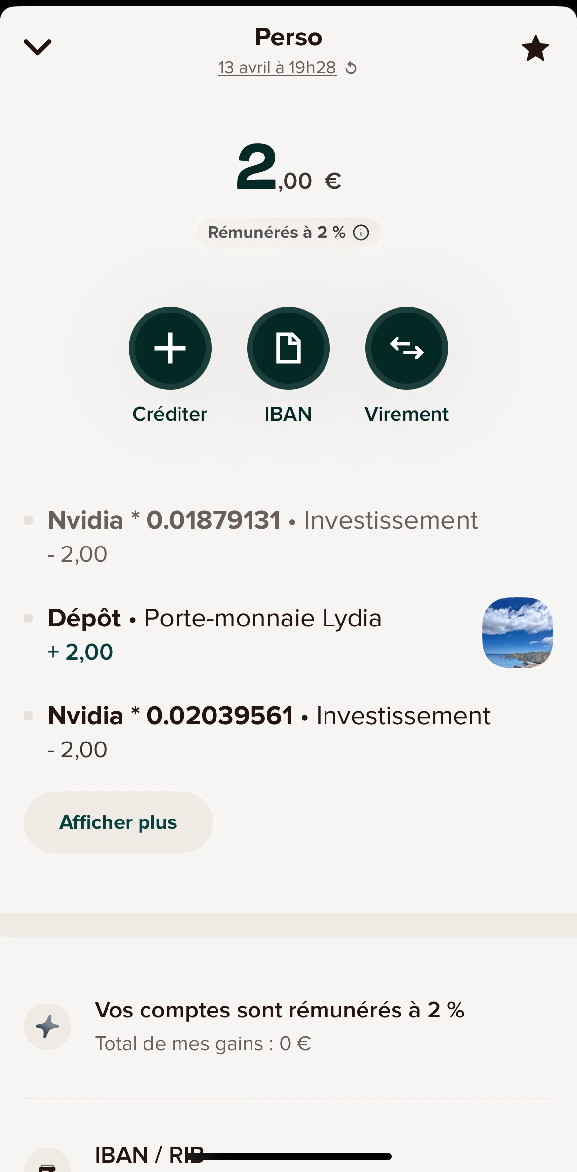 Sumeria Screen screen in the Credit flow