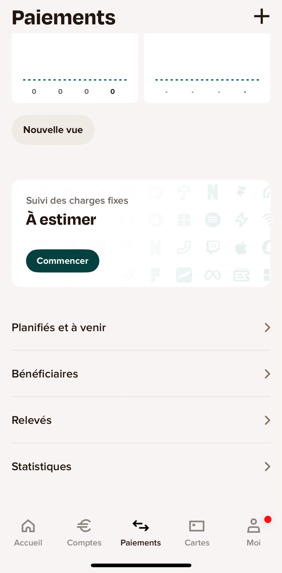 Sumeria Screen screen in the Statistics flow