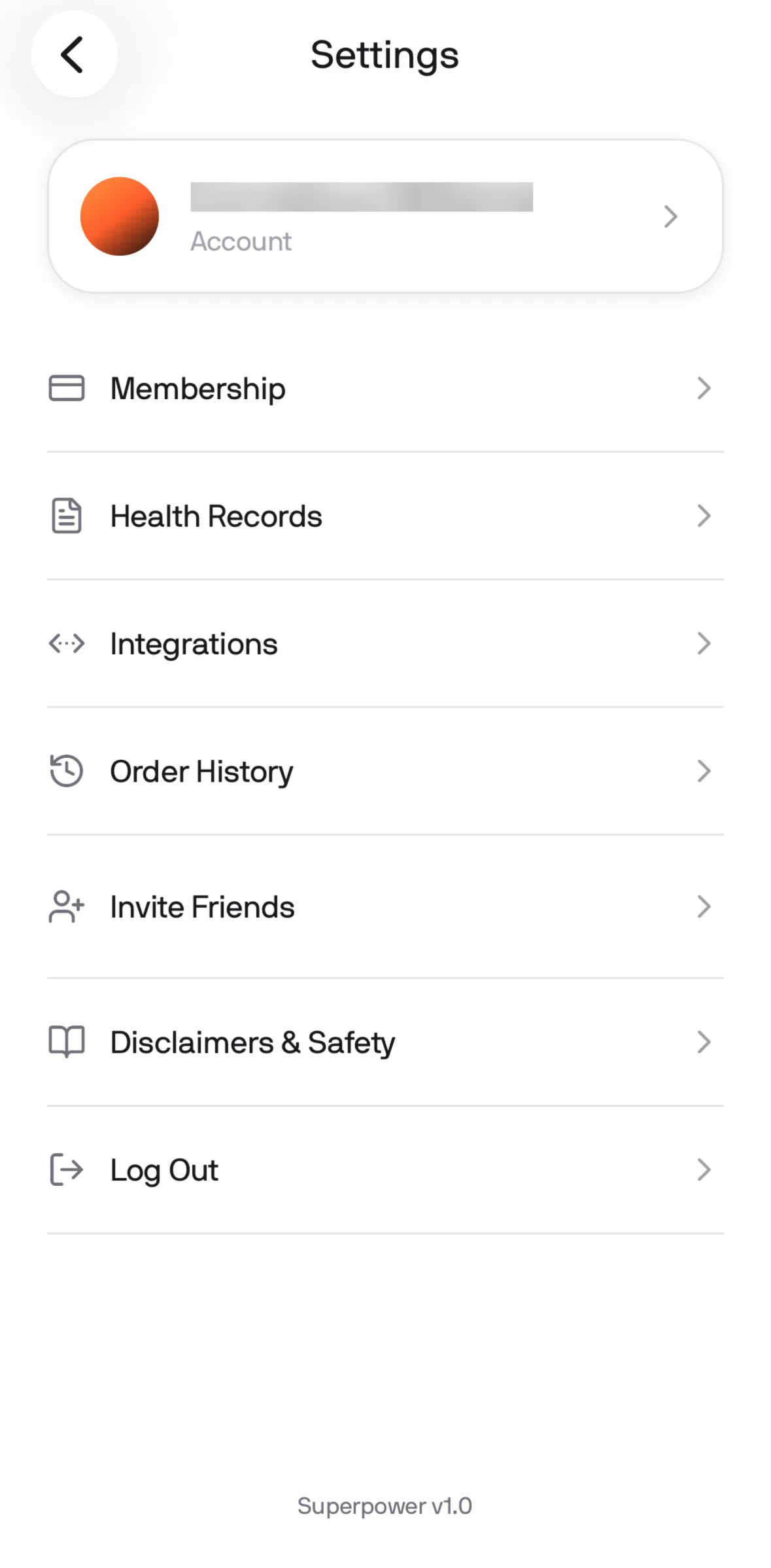 Superpower Screen screen in the Invite friends flow